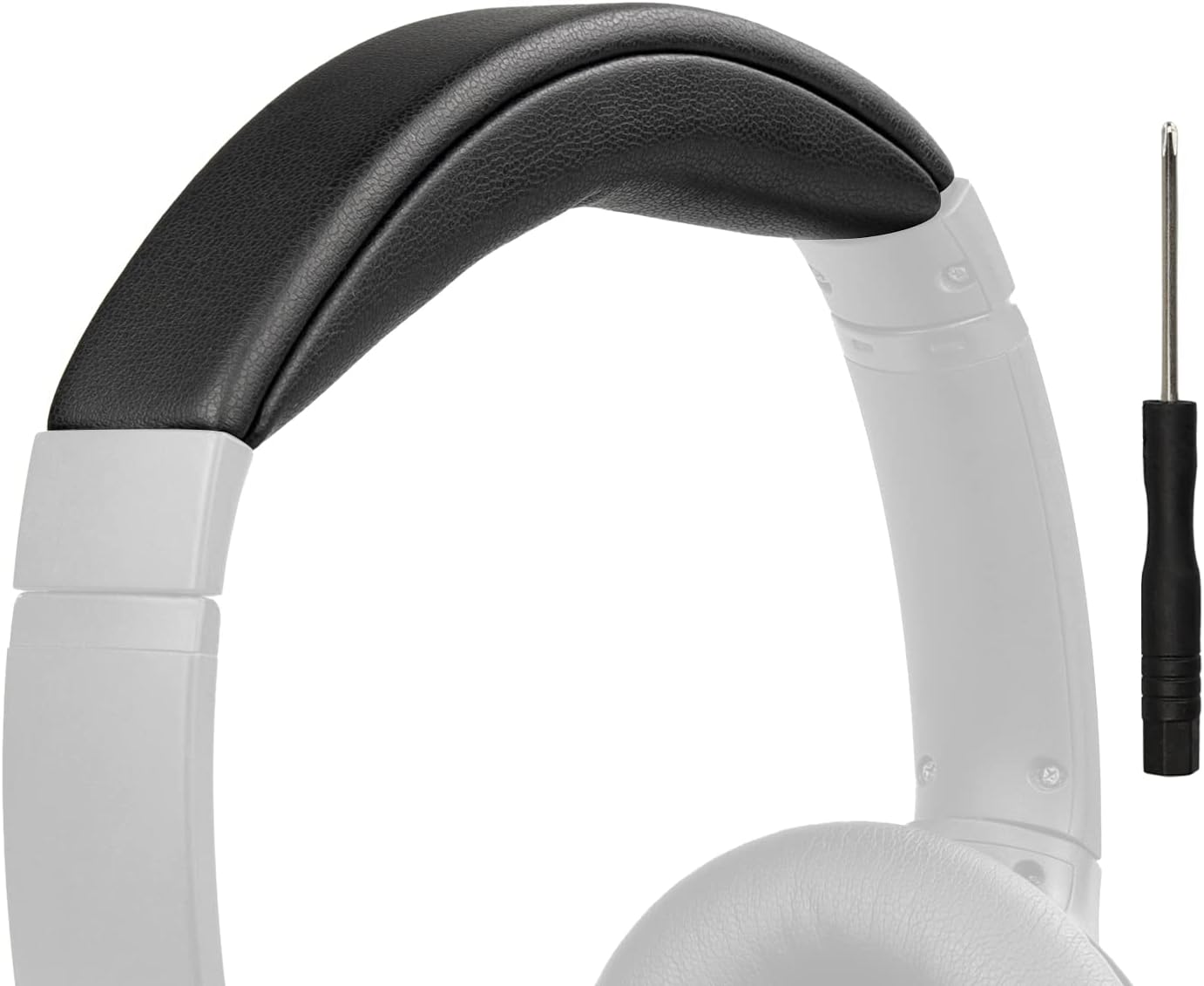 SOULWIT Headband Cover for Bose Quietcomfort 25(QC25) Headphones, Replacement Headstrap Pad Repair Part - Black