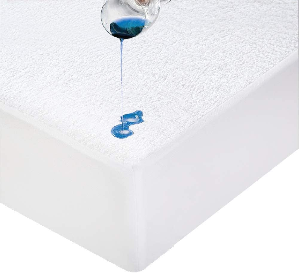Luxor Cotton Terry Fully Fitted Waterproof Mattress Protector - Double