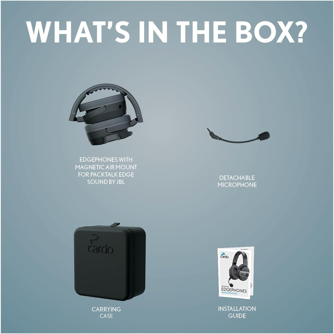 Cardo Packtalk Edgephones Motorcycle image number 1