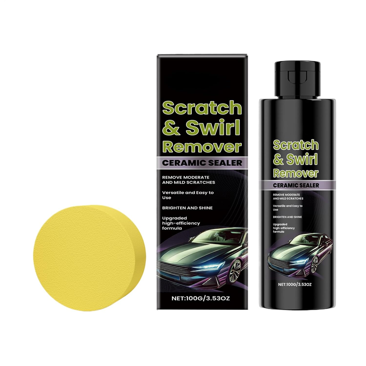 Car Scratch Eraser - Paint Restorer Scratch Repair for Vehicles,Detailing Supplies Cleaning Automotive Tools, Cleaner Coating Paint Restorer for Auto, Truck, Motorcycle, RV image number 6