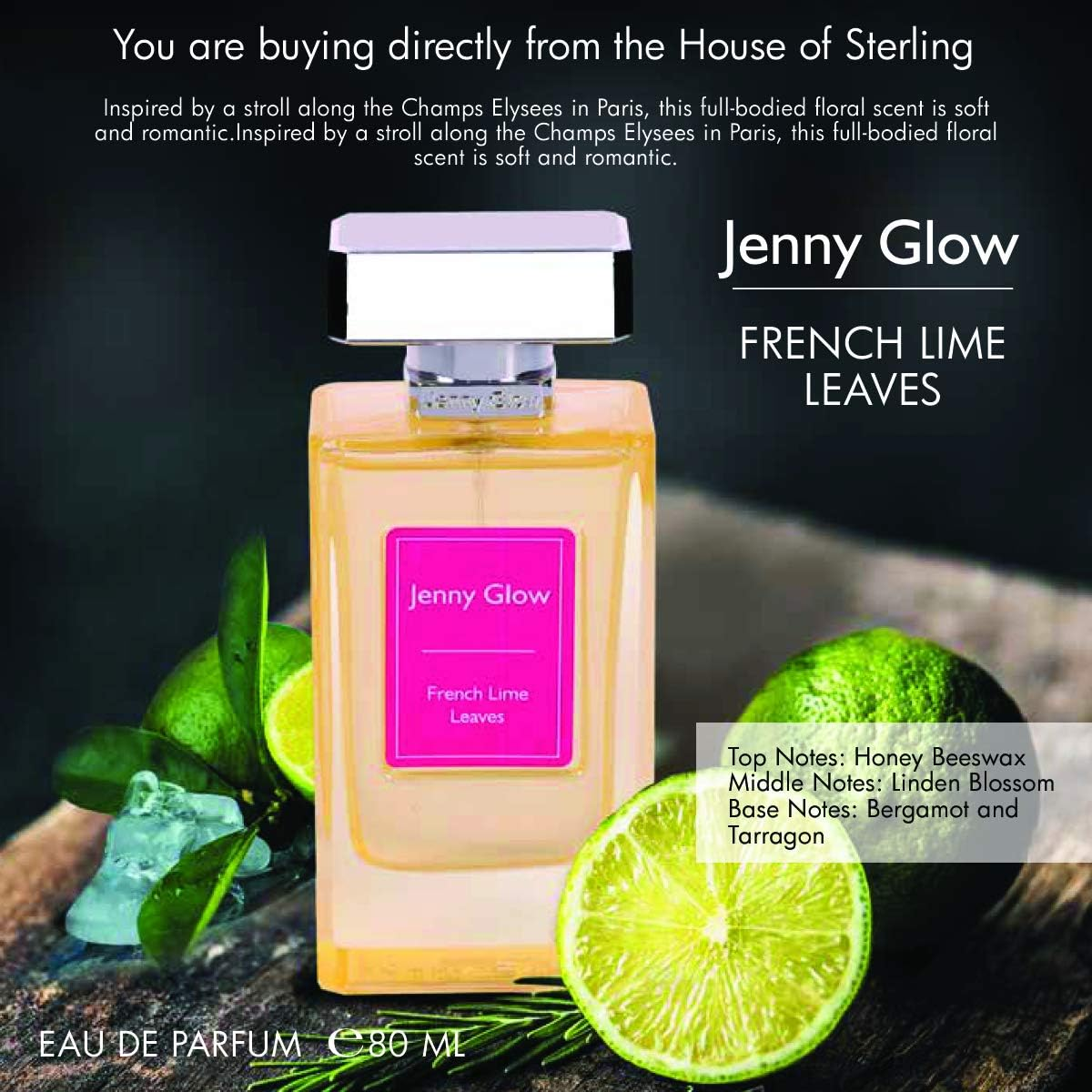 French Lime Leaves by Jenny Glow for Men - 2.7 Oz EDP Spray image number 1