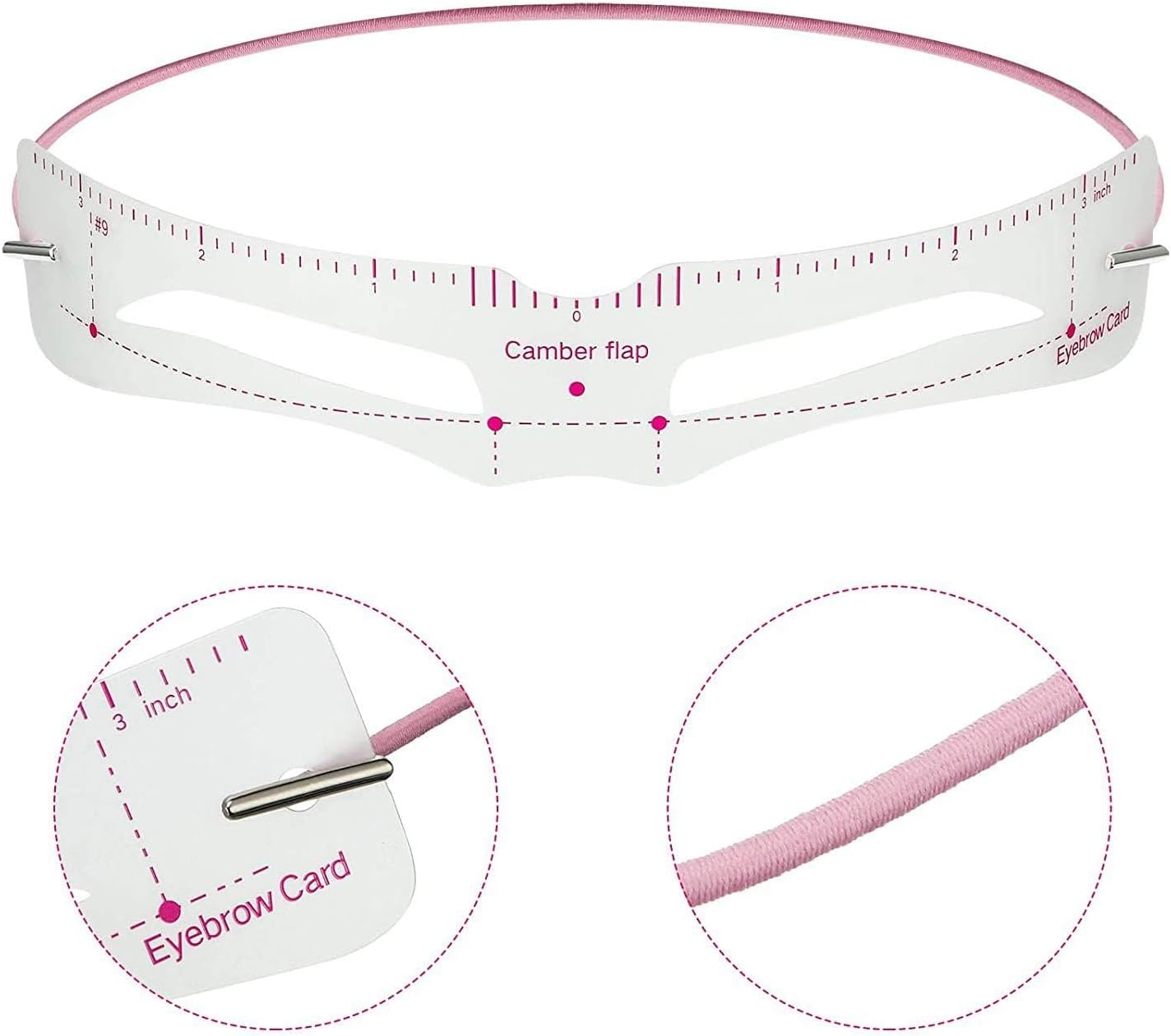 Eyebrow Stencil for Beginners, 12 Styles Eyebrow Stencil Set with Fixed Rope and Eyebrow Shaver, Reusable DIY Stamp for Quick Makeup