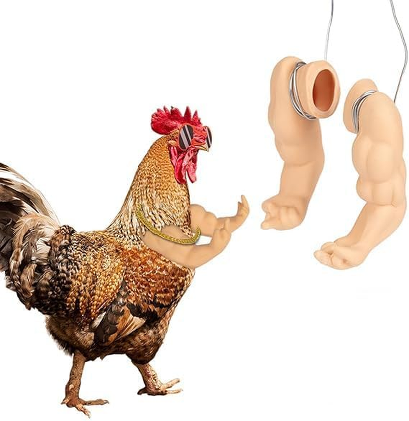 Siliconechickenarmpoultry Prop,1Pair Silicone Chicken Decoration Chicken Arm Poultry Prop,Funny Chicken Arm Wearingpoultryprop,Funnychicken Doll Arm Poultry Prop,Strong Chicken Arms Poultry Prop image number 6