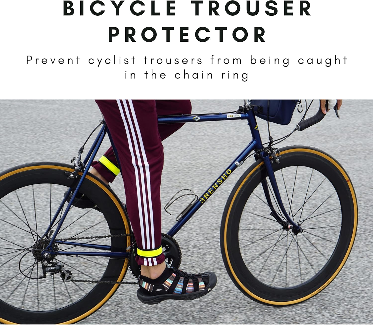 Vincita Reflective Bands - Highly Visible Safety Reflective Bands for Cycling, Walking, Running, and Hiking - Suitable with Molle Webbing on Backpack (Pair of 2) image number 2