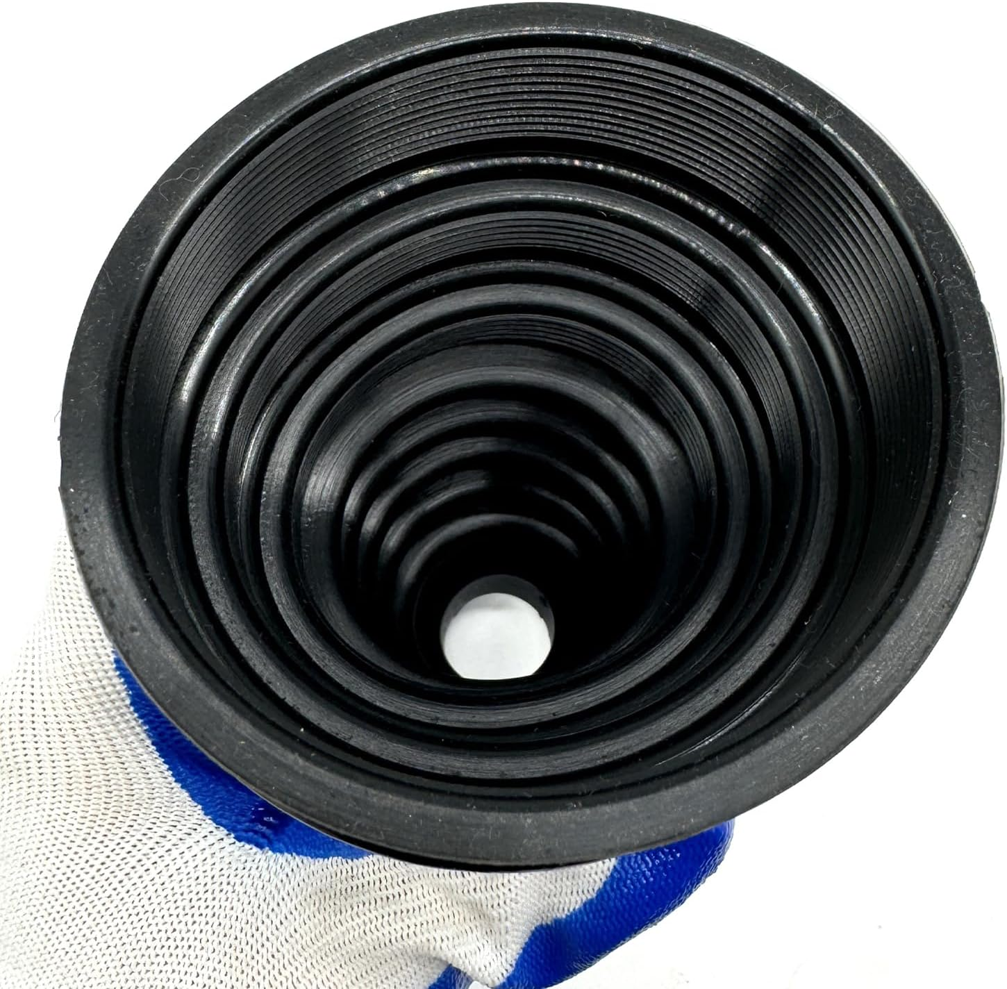 CV Boot Kit,Universal Silicone Constant Velocity CV Joint Thicken Boot,2 Boots with 4Pcs Stainless Steel Clamps (Black) - Black image number 6