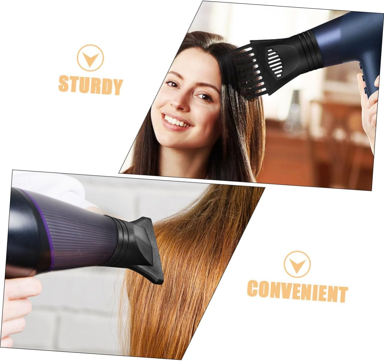 ARTSEWPLY Professional Nylon Hair Dryer Attachment Nozzle Heat Resistant Hairdressing Tool for Volume and Styling Easy to Install Accessories for Hair Dryers image number 4