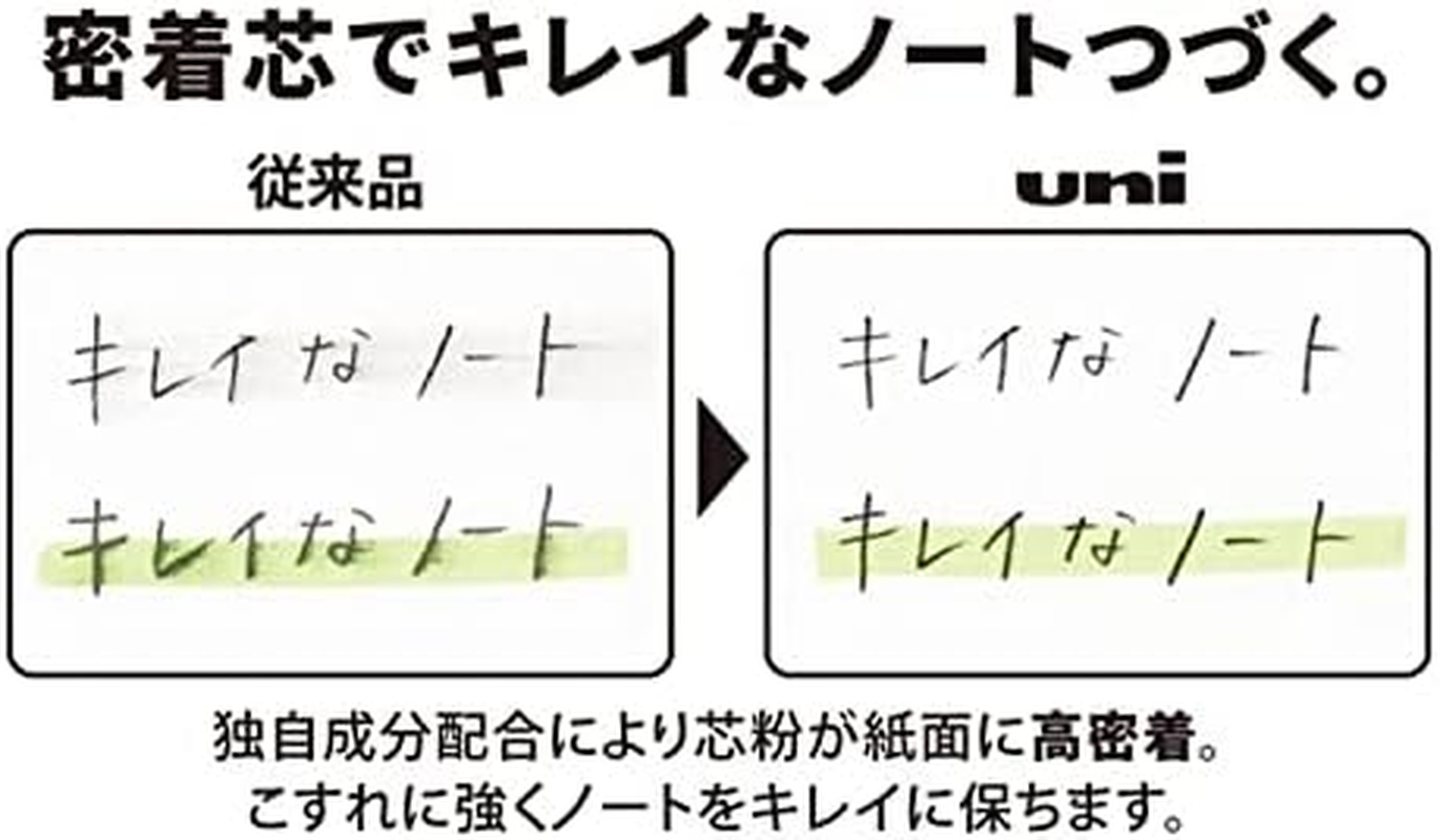 Uni Smudge-Proof Leads Refill for Mechanical Pencil | 0.7Mm | HB | 40Pcs image number 3