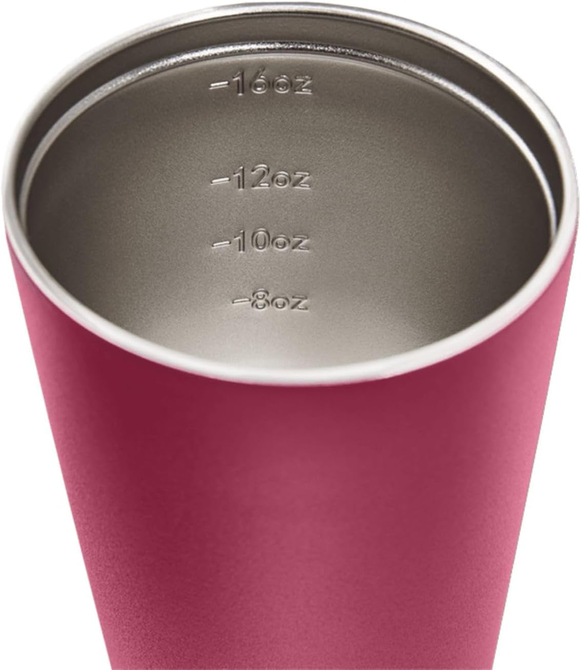 Made by Fressko Reusable Coffee Cup - Stainless Steel Insulated Mug - Leak Proof Travel Cup for Hot/Cold Drinks - 3 Hr Heat Retention - Fits Car Holders & Coffee Machines - Rouge - 16Oz 450Ml image number 2
