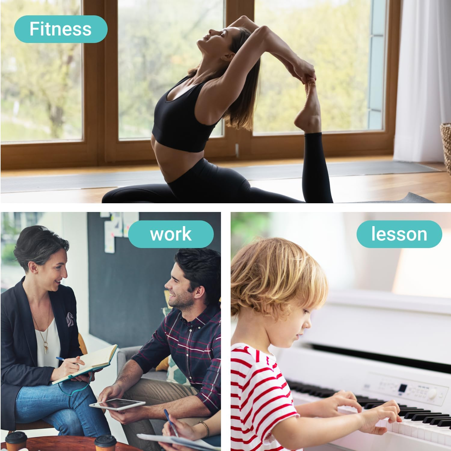 Dretec Pomodoro Timer, Productivity for Studying, Large Button, Interval (Beige) image number 6