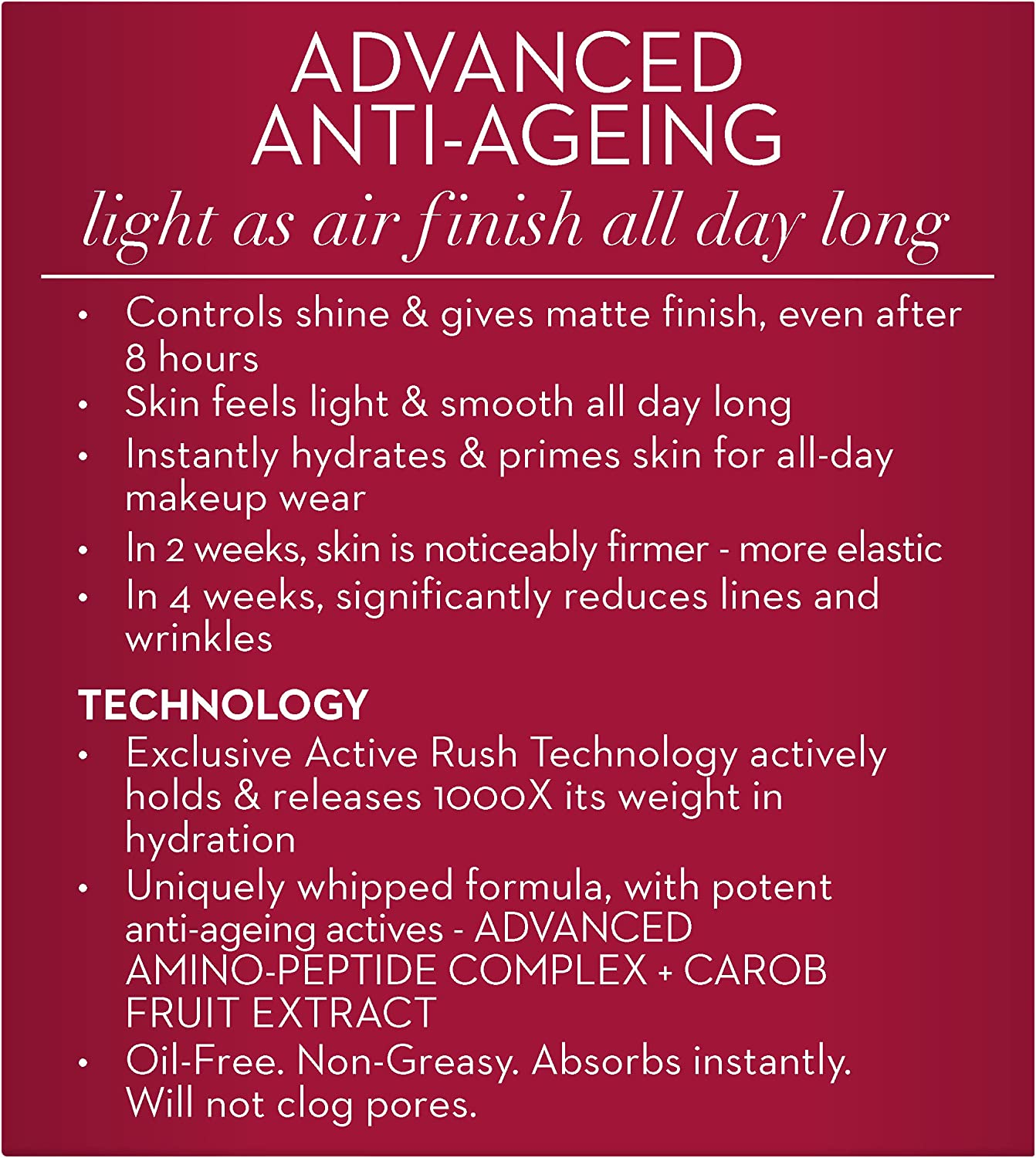 Olay Regenerist Whips Face Cream Moisturiser UV SPF 30 50G