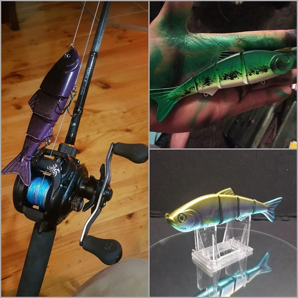 Wlure 10 Blank Unpainted Minnow Crankbait Topwater Lipless Jerkbait Fishing Lures - Upc255P10 image number 6