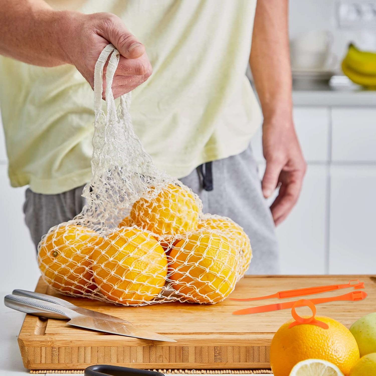 10Pcs Orange Peeler Tools Citrus Peel Cutter Plastic Fruit Slicer Easy Fruit Opener Kitchen Gadget for Oranges Avacados Lemon image number 5