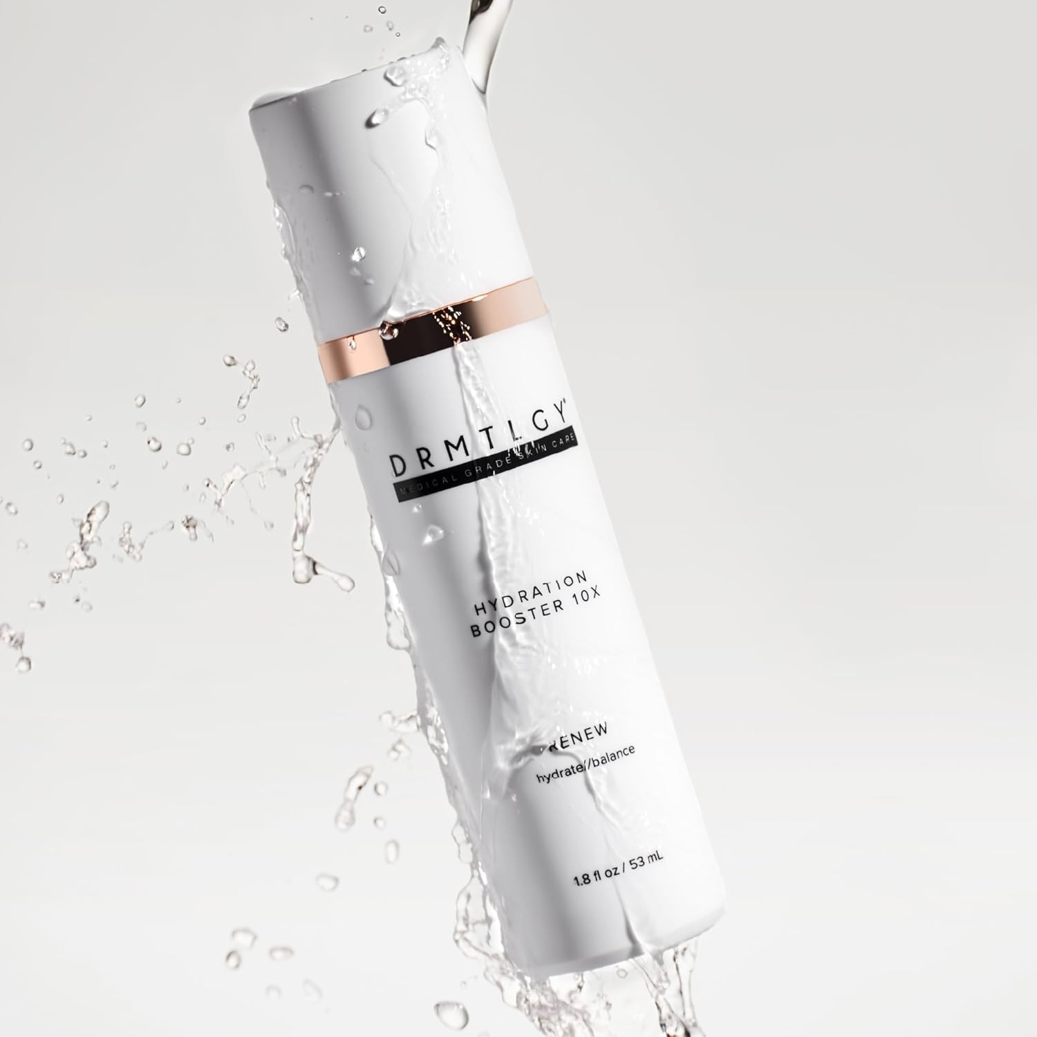 DRMTLGY Hydration Booster 10X &ndash; Hyaluronic Acid Serum for Intense Hydration & Skin Plumping &ndash; with Soybean, Green Tea & Aloe &ndash; Reduces Fine Lines & Boosts Moisturizer Absorption &ndash; 1.8 Fl Oz image number 3