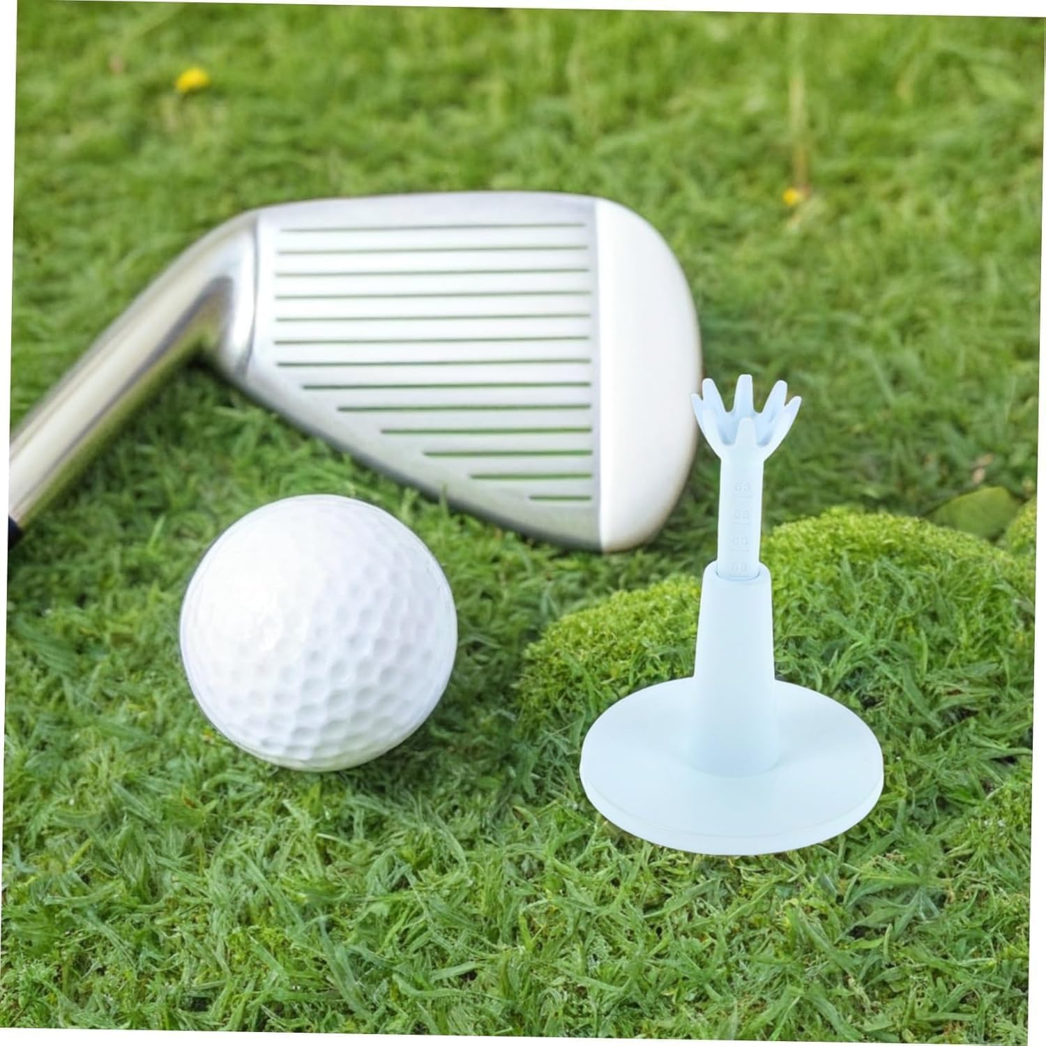 Adjustable Golf Mat Tees for Driving Range or Simulator, 1Pc Golf Tees Height Adjustable Reusable Rubber Golf Tee, Golf Simulator Tees for Driving Range Mat, No Need to Repeatedly Pick Up image number 1