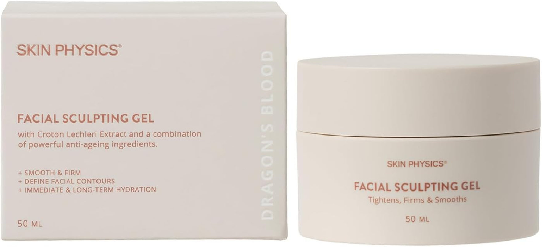 Skin Physics Facial Sculpting Gel &ndash; Dragon&rsquo;S Blood Firming & Lifting Gel with Adifyline Peptide, Marine & Botanical Extracts &ndash; Tightens, Hydrates & Defines Facial Contours &ndash; 50Ml image number 1