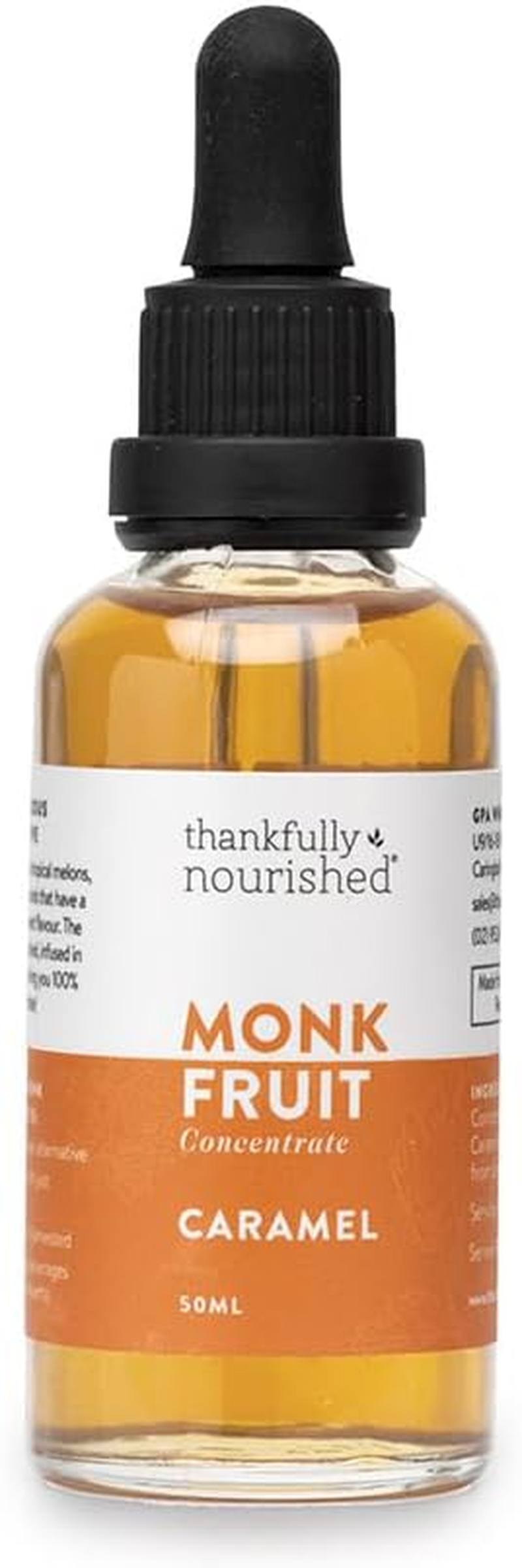 Thankfully Nourished Monk Fruit - Caramel 50Ml