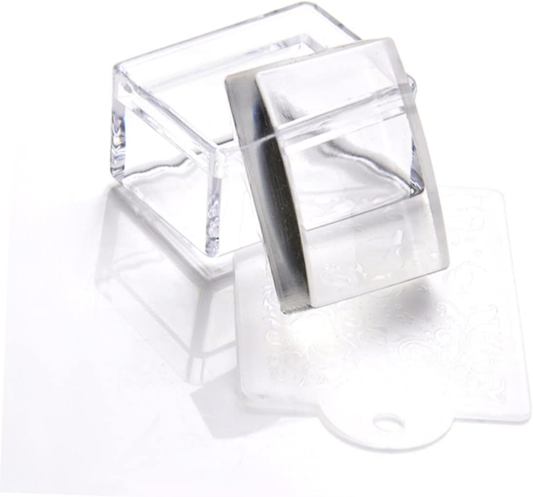 NOLITOY Professional Nail Stamper Pcs Plastic Manicure Square Stampers Diy Nail Art Enhancer image number 4