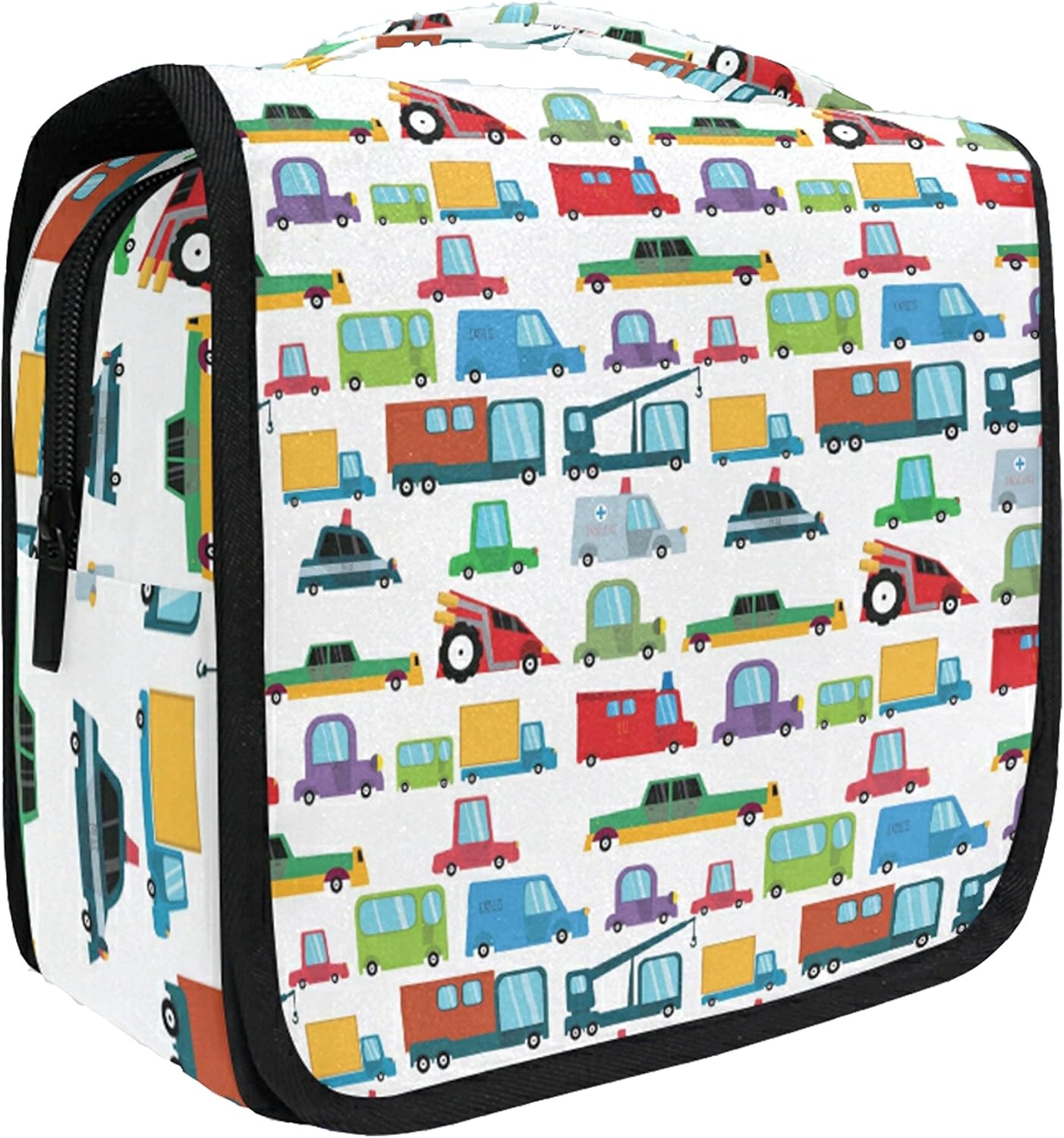 Hanging Travel Toiletry Bag Hippo Swimming Kit Makeup Case Cosmetics Organizer for Men Women (