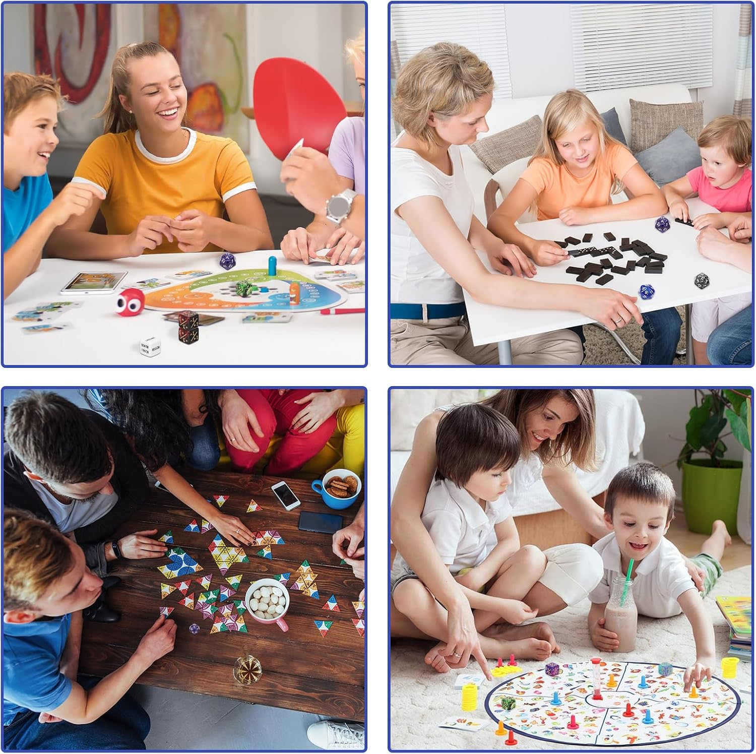 Fwqofvk 53 Pcs Counter Dice with Storage Bag, Acrylic Counter Dice Set Compatible with MTG, CCG, Card Gaming Accessory image number 3