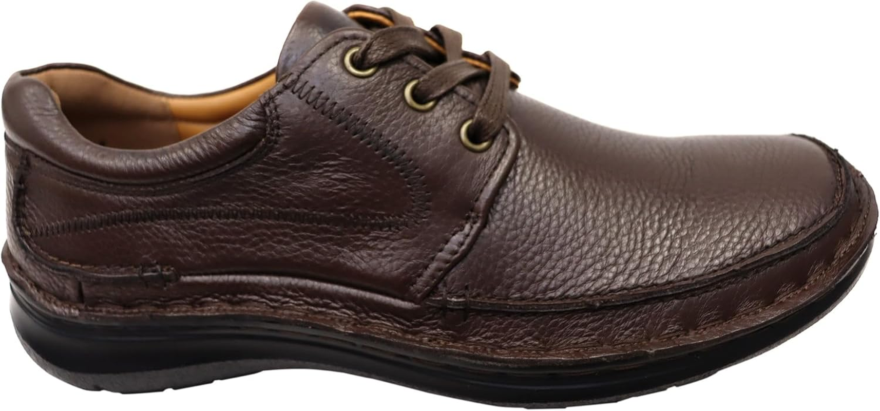 Hush Puppies Borrow Shoes Lace up Black Extra Wide Casual Dress Shoes 9.5 EEE (Extra Extra Wide) image number 2