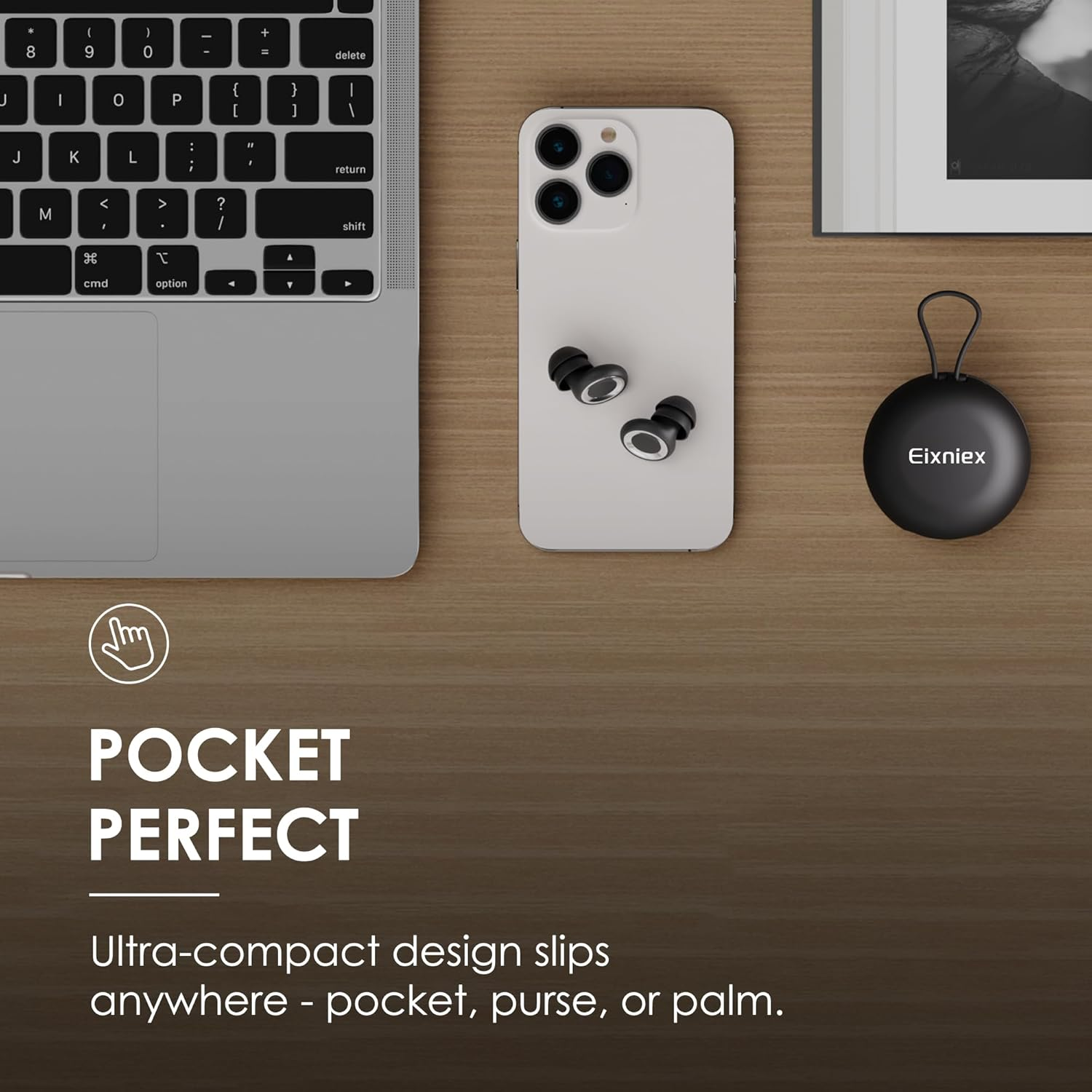 Eixniex Ear Plugs for Sleeping - Single+Double Tips with 46Db Noise Reduction, Eco-Durable Silicone | 8 Pairs Custom Tips (XS - L) | Top-Layer Seal Tech for Sleep, Focus, Travel image number 2