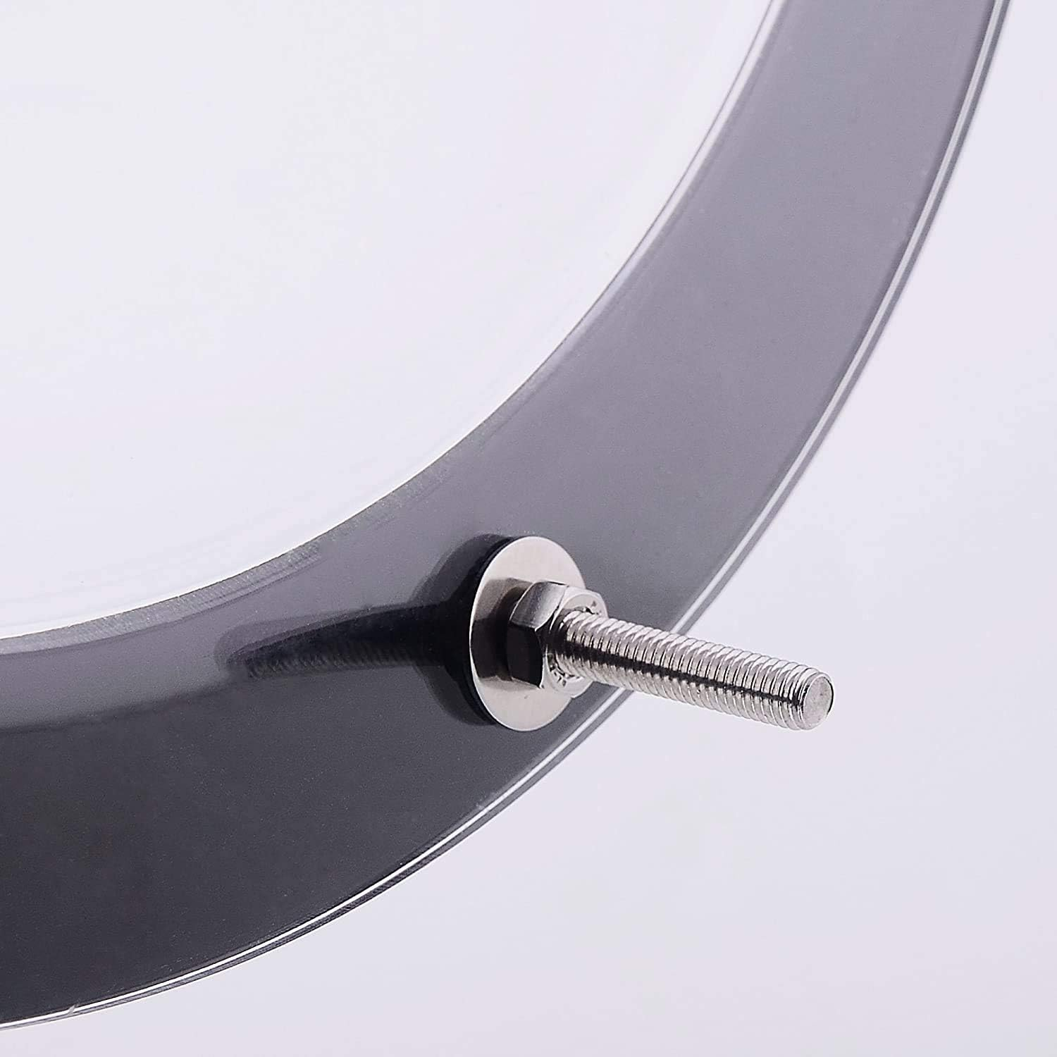 H&B Luxuries Durable Acrylic Dome Dog Window for Fence to View outside for Satisfying Curious Pets FW058 (2-Pack) image number 2