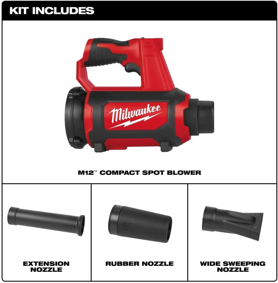 Milwaukee Electric Tool M12 Compact Spot Blower image number 3