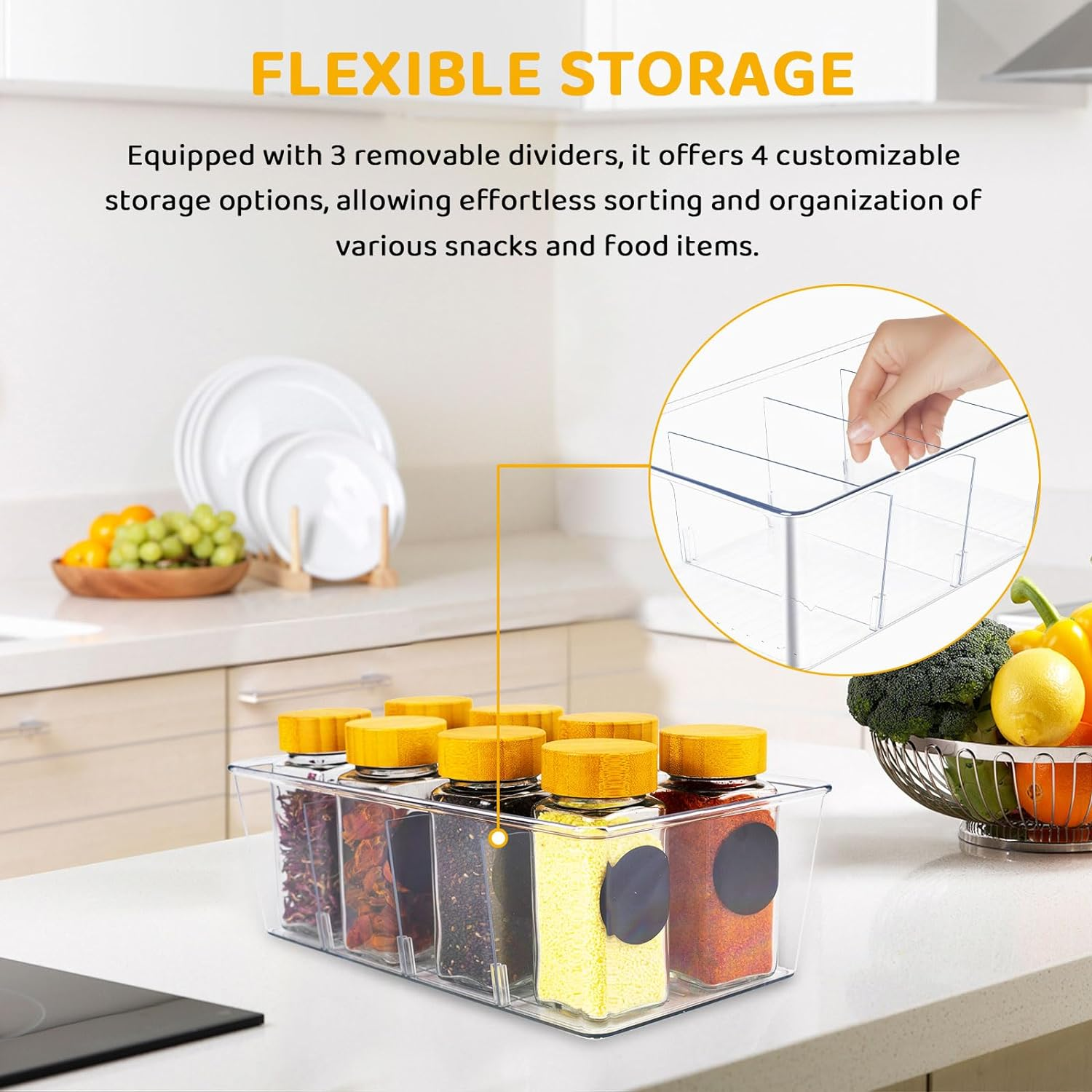 Gominimo - Pantry Organizer, Snack Organizer, Pantry Organization, Pantry Organizers and Storage, Snack Organizer Pantry, the Home Edit Storage Containers, Snack Holder, Chip Organizer Pantry