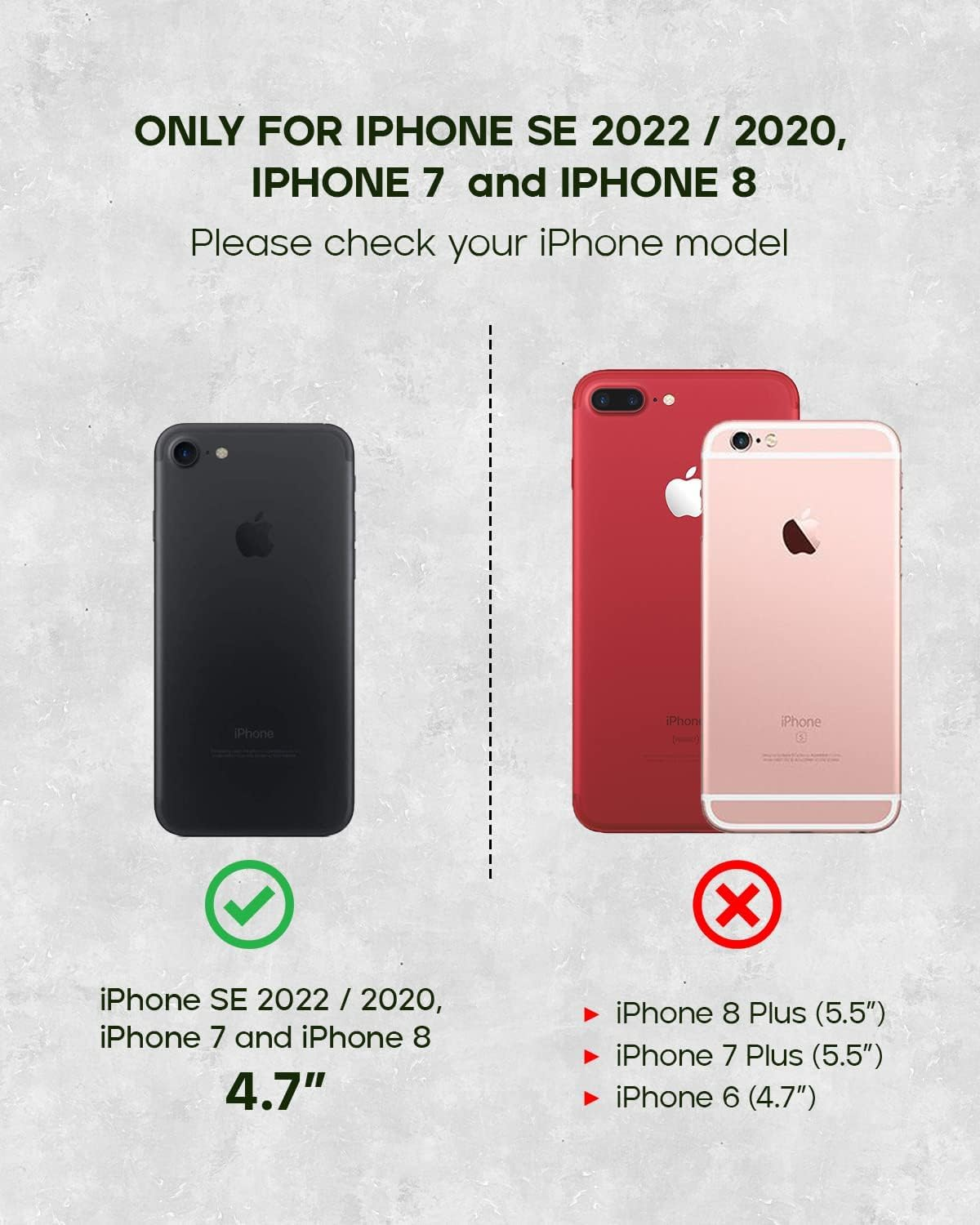 Porter Riley - Leather Case for Iphone SE 2022/20 and Iphone 8 / Iphone 7. Premium Genuine Leather Stand/Cover/Wallet/Flip Case with Card Slots & Horizontal Stand (Black/Tan)