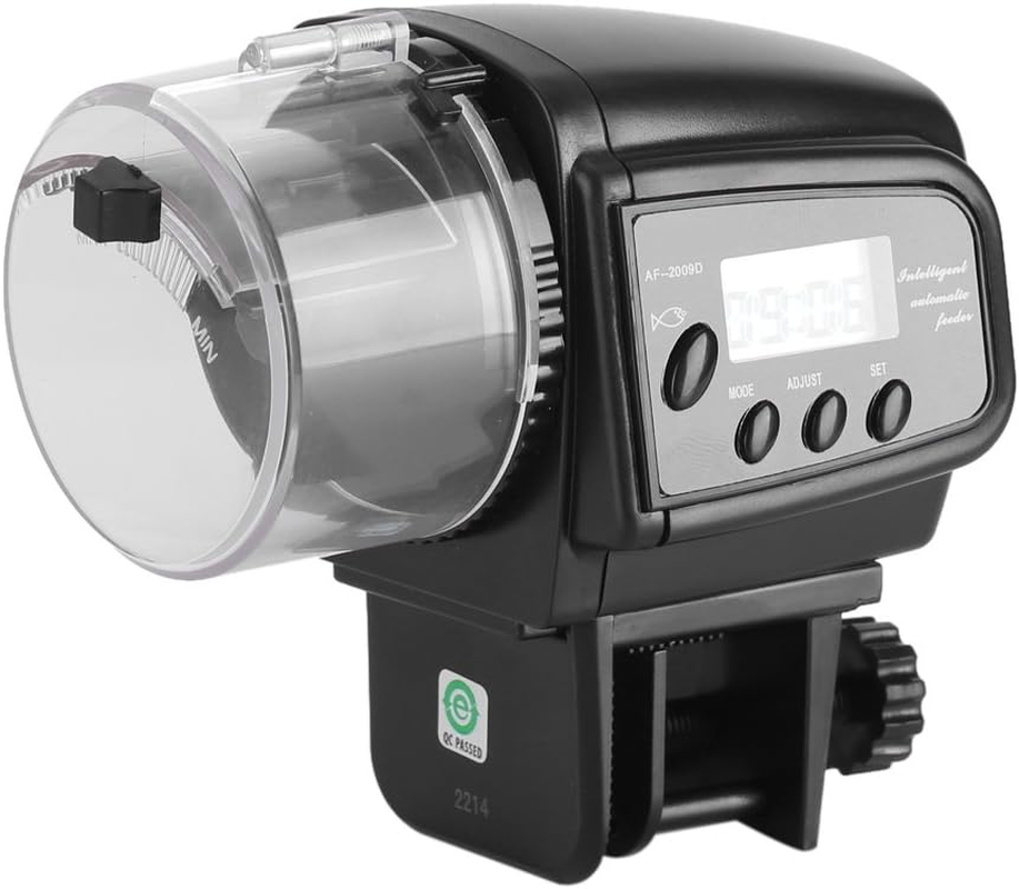 Automatic Fish Feeder Aquarium Auto Fish Food Dispenser Food Feeding Machine LCD Display Electronic Fish Feeder for Fish image number 4