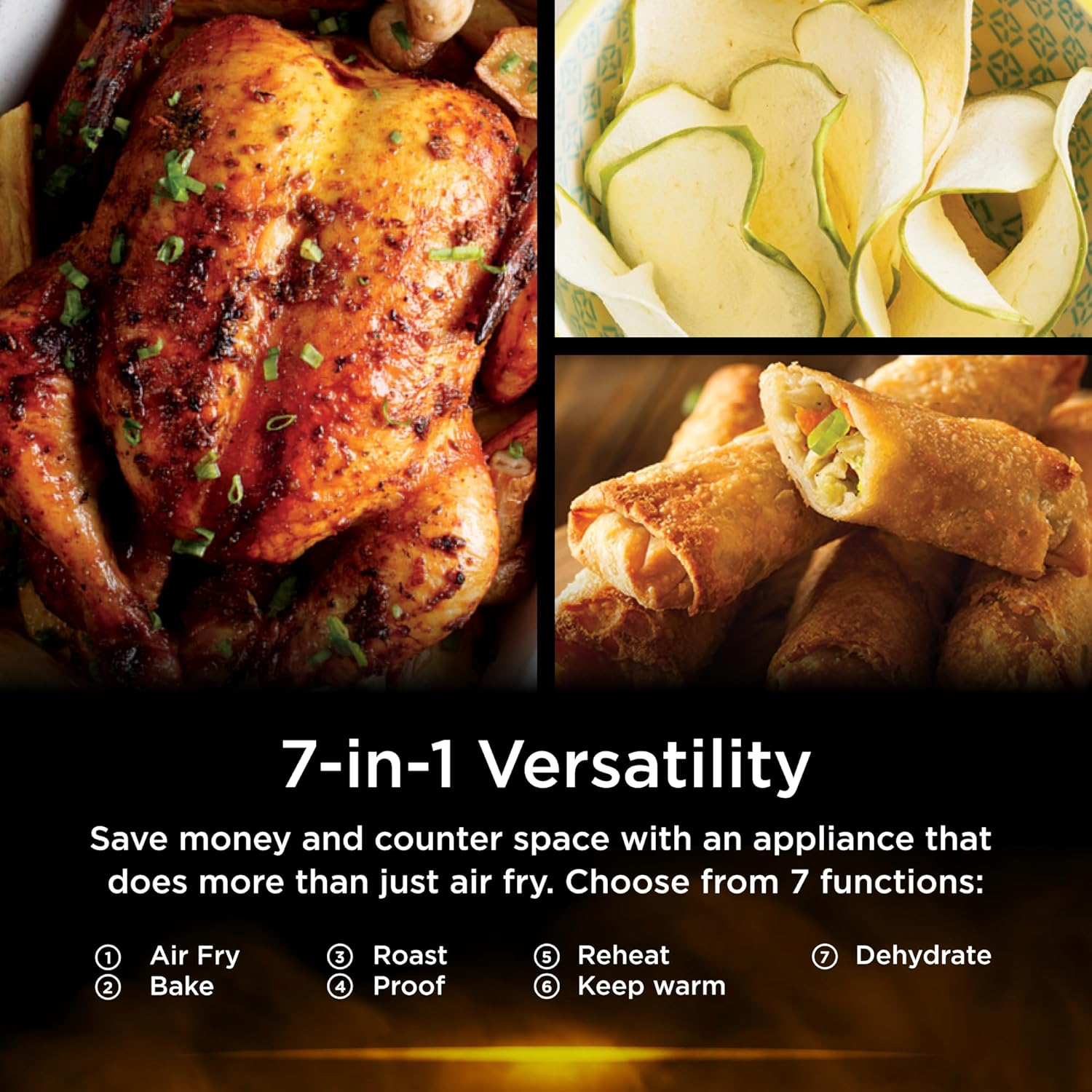 Ninja XXXL Flexdrawer Air Fryer, 10.4L Extra Large Drawer with Removable Divider, Dual Zone Technology, 7 Functions, Non Stick, AF500WHANZ, White image number 1