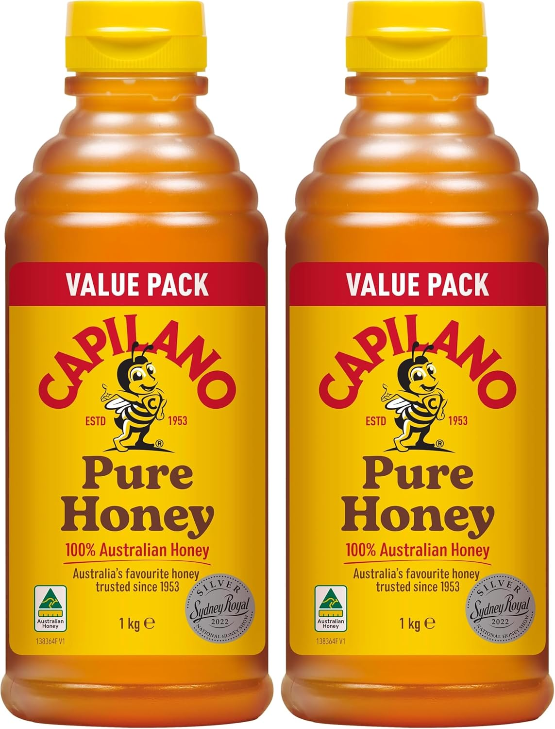 Capilano 100% Pure Australian Honey, Premium Honey, Squeeze Bottle, 1Kg image number 4