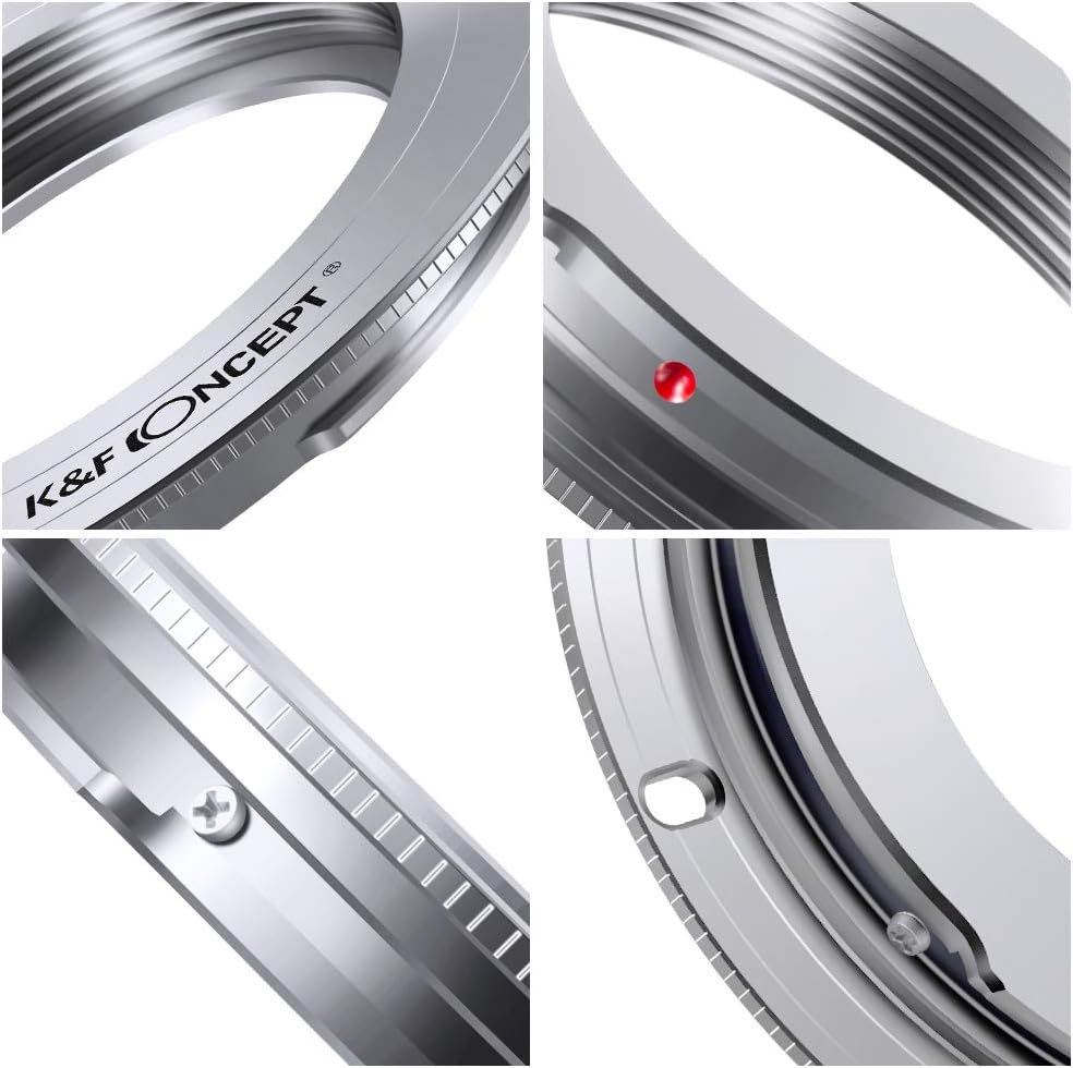 M42 to EOS, K&F Lens Mount Adapter for M42 Mount Lens to Canon EF EF-S EOS Mount DSLR Camera,Fits for Canon EOS 1300D 200D 750D 80D 800D 7D 6D 5D 77D 1200D 600D 70D image number 5