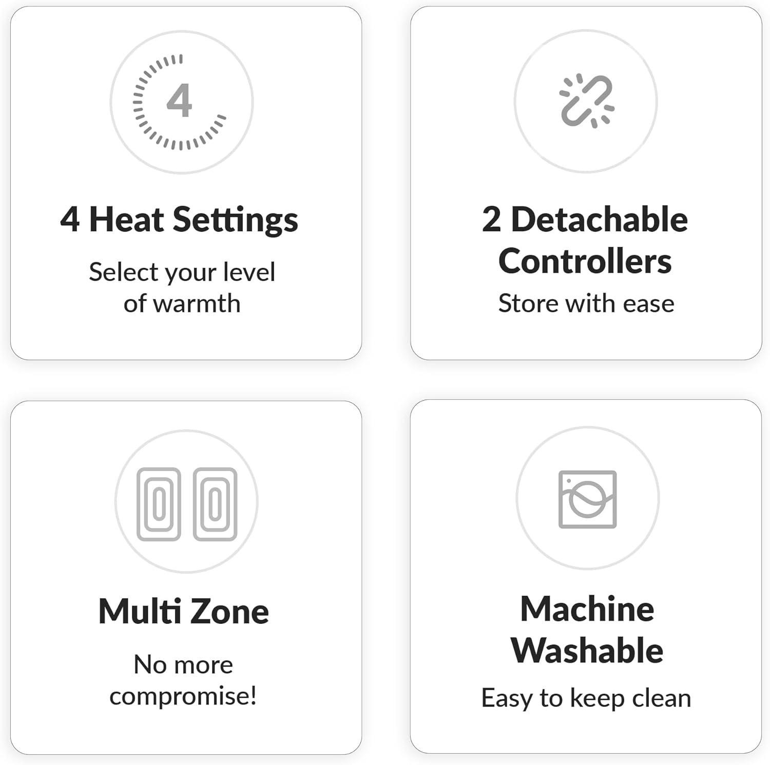 Goldair Queen Fitted Electric Blanket with Skirt image number 5