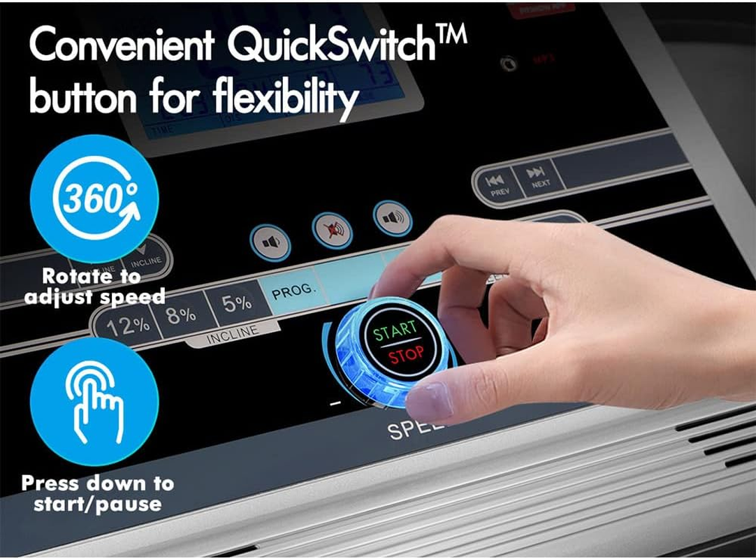 BLACK LORD Treadmill Foldable Running Machine Auto Incline Fitness Equipment 4.0HP Electric Exercise Walking Jogging Hiking Cardio Aerobic Trainer Home Gym Office Commercial (V620 plus Epic Series) image number 5