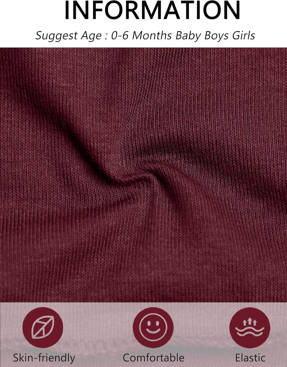 KEOYA Newborn Baby Beanie Cap and Mittens Set Infant Bow Hats Toddler Gloves Newborn Hospital Hats for Baby Boy Girl 0-6 Months 4 Sets image number 1