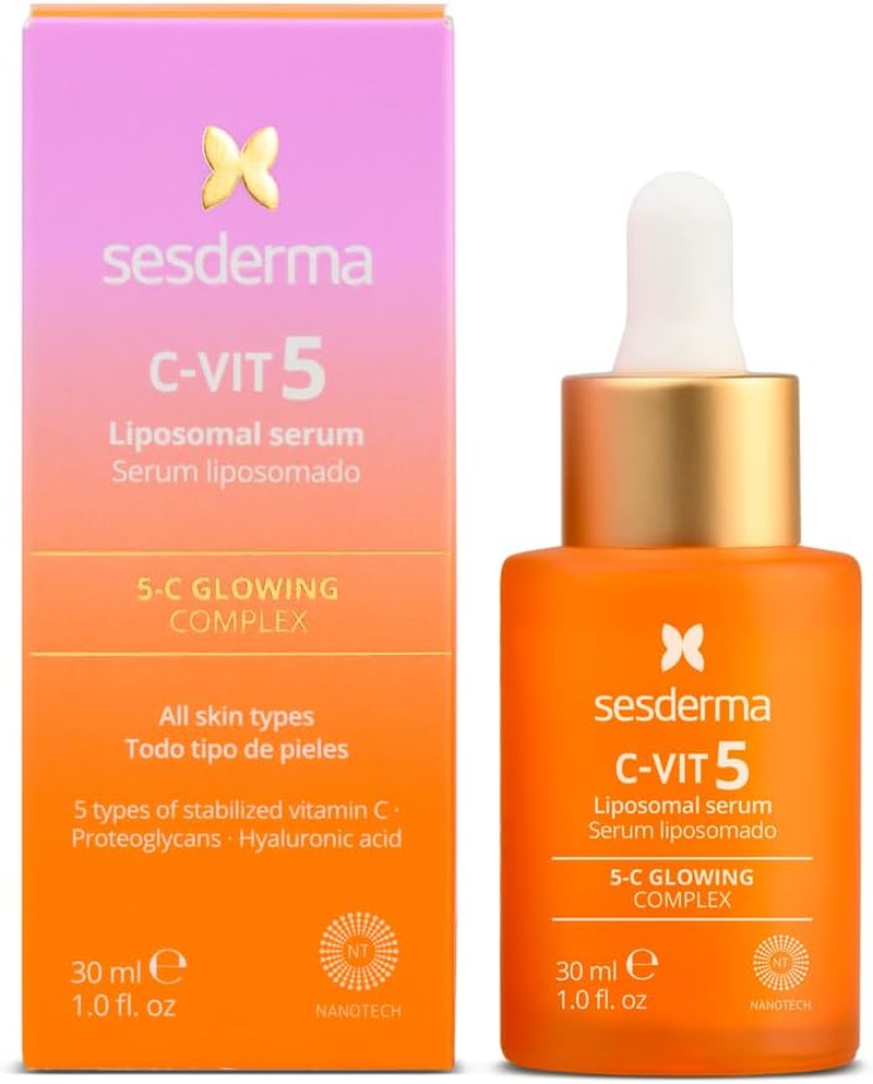 Sesderma C-VIT 5 Vitamins | Hydrated and Radiant Skin | Antioxidant Serum | Pigmentation | Professional Skincare 1.0 Fl. Oz image number 5