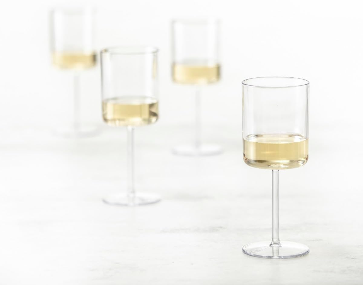 Fortessa Urbo Outdoor Copolyester, 14 Oz. White Wine (Set of 6), Clear image number 2