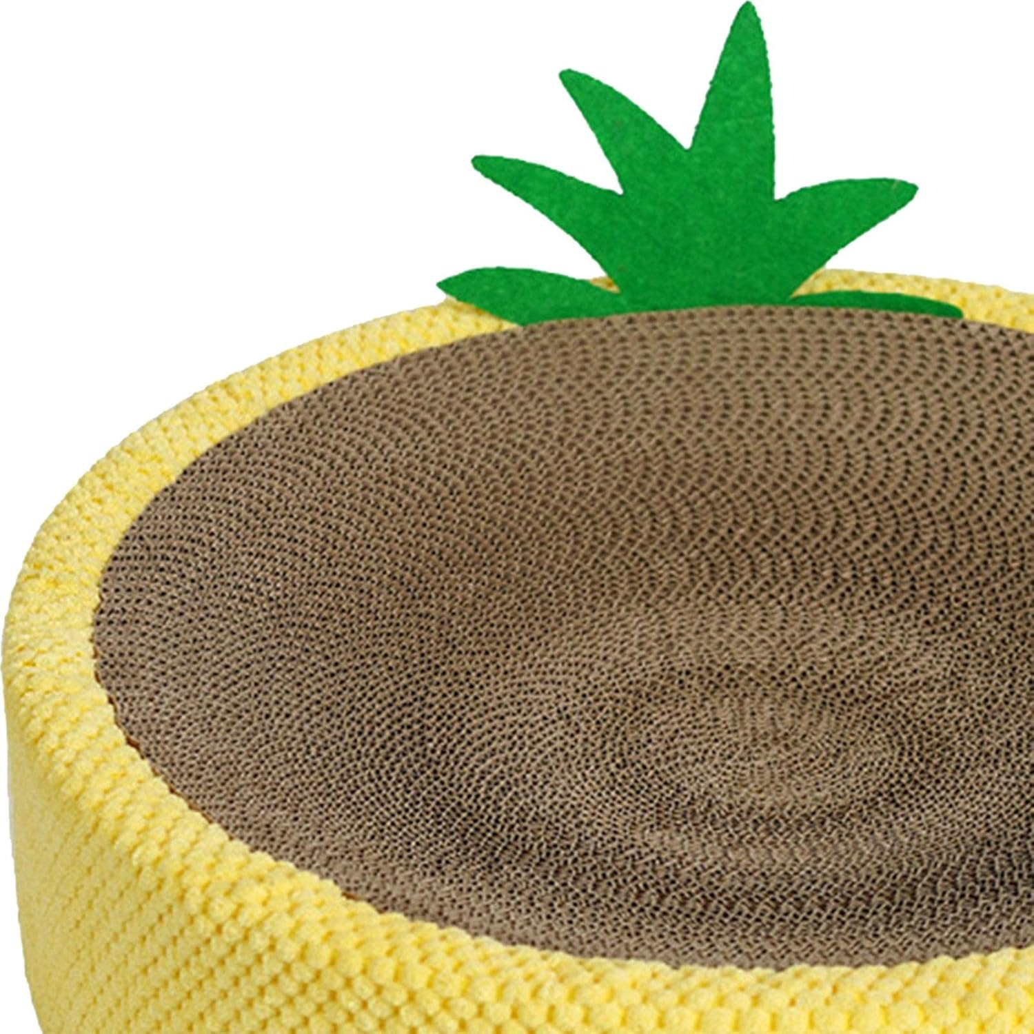 Cat Scratching Pad Scratch Board 41X10Cm round Corrugated Material for Indoor Cats Wear Resistant Cat Toys Kitten Sleeping Nest