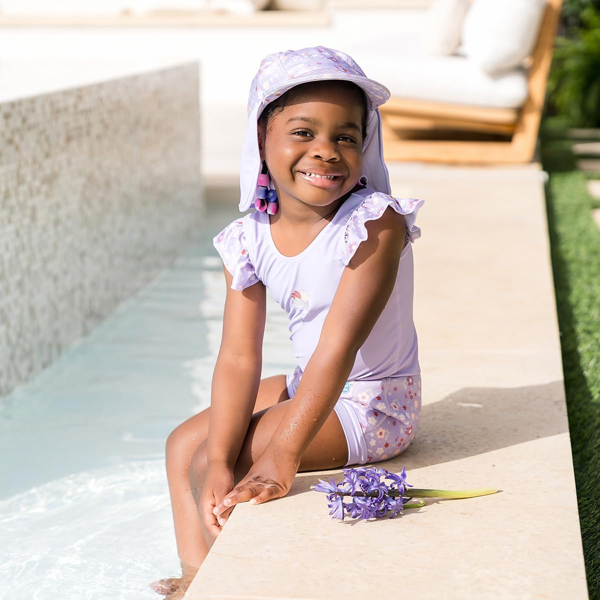 Splash about Happy Nappy Suit, Lilac Spring, 2-3 Jahre image number 4