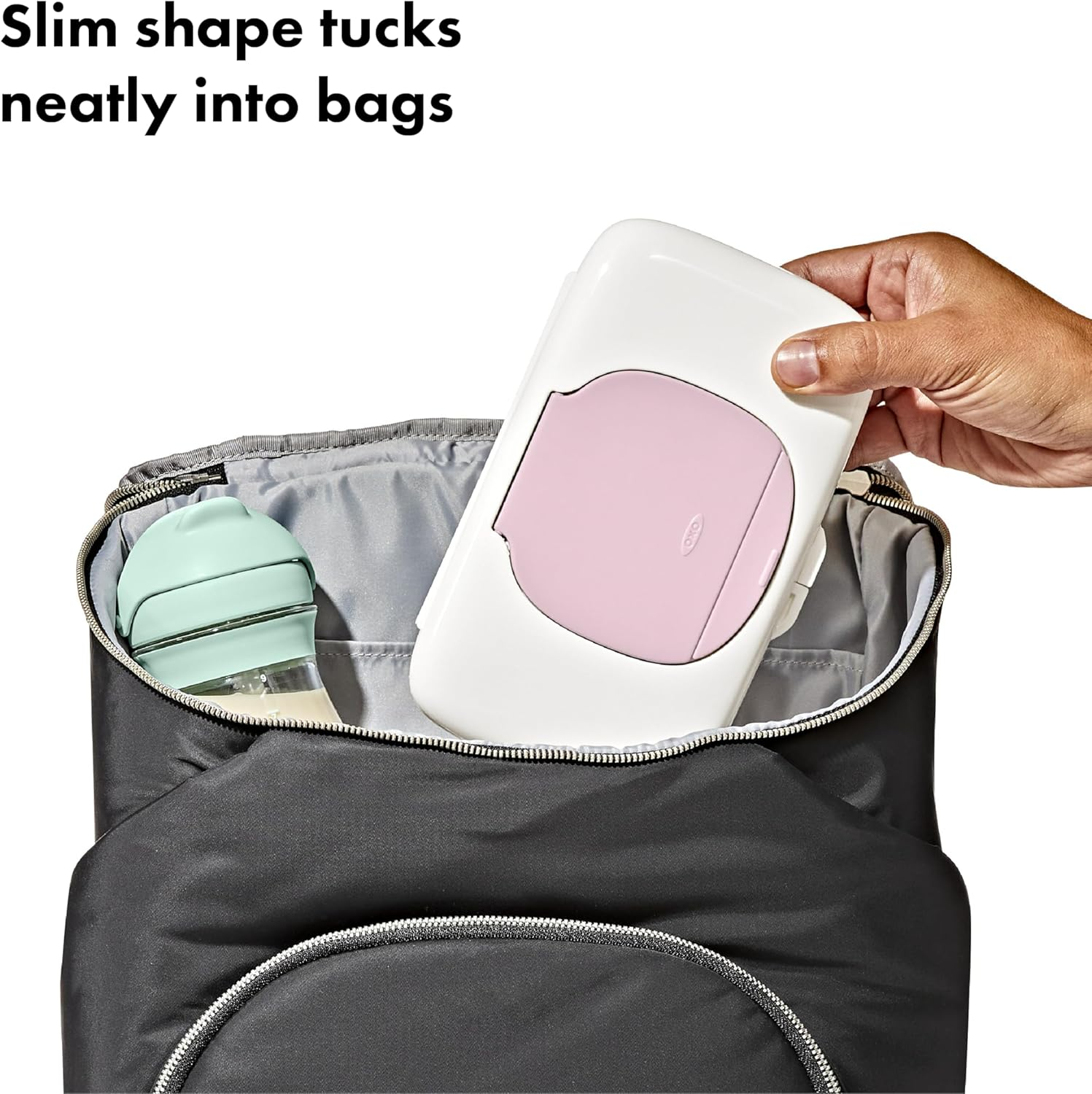 OXO Tot On-The-Go Wipes Dispenser &mdash; Blossom image number 6