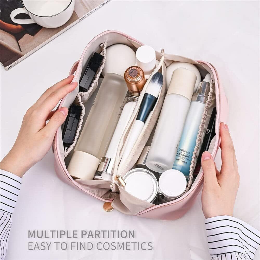 Clothing, Shoes & Accessories Luggage & Travel Gear Accessories Travel Accessories Toiletry Bags (Brown) image number 6