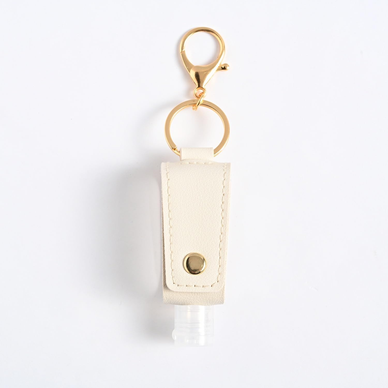 Portable Empty Travel Bottle Keychain Hand Sanitizer Bottle Holder 3 Pack Squeeze Bottle Refillable Containers for Toiletry Shampoo Lotion Soap (Style 1, One Size) image number 1