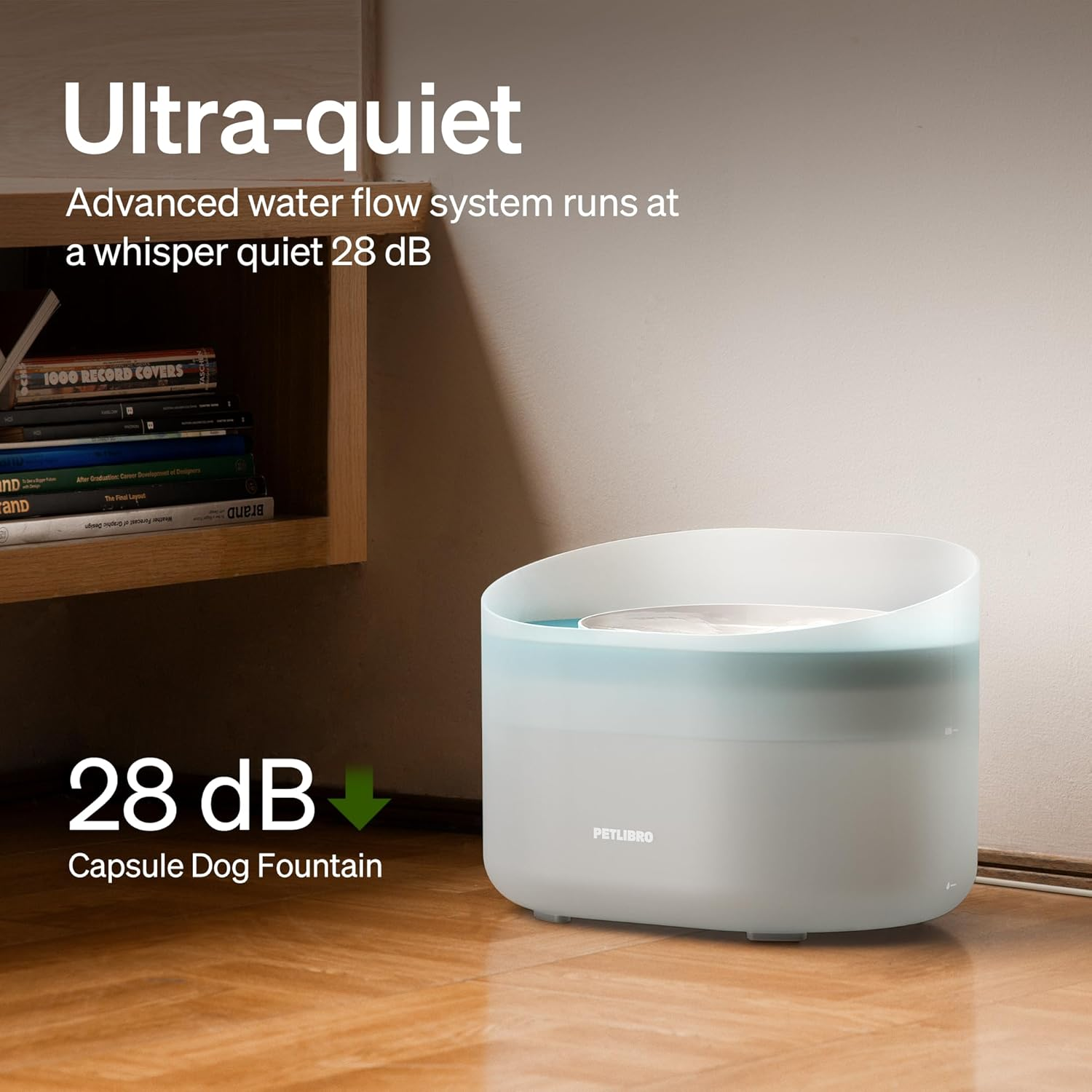 PETLIBRO Dog Water Fountain Bowl, 8L/1.76 Imperial Gallons, Anti-Spill Guard, Easy Refill & Clean, Transparent Casing for Easy Water Level Monitoring, Ideal for Large Dogs and Small to Medium Animals image number 4