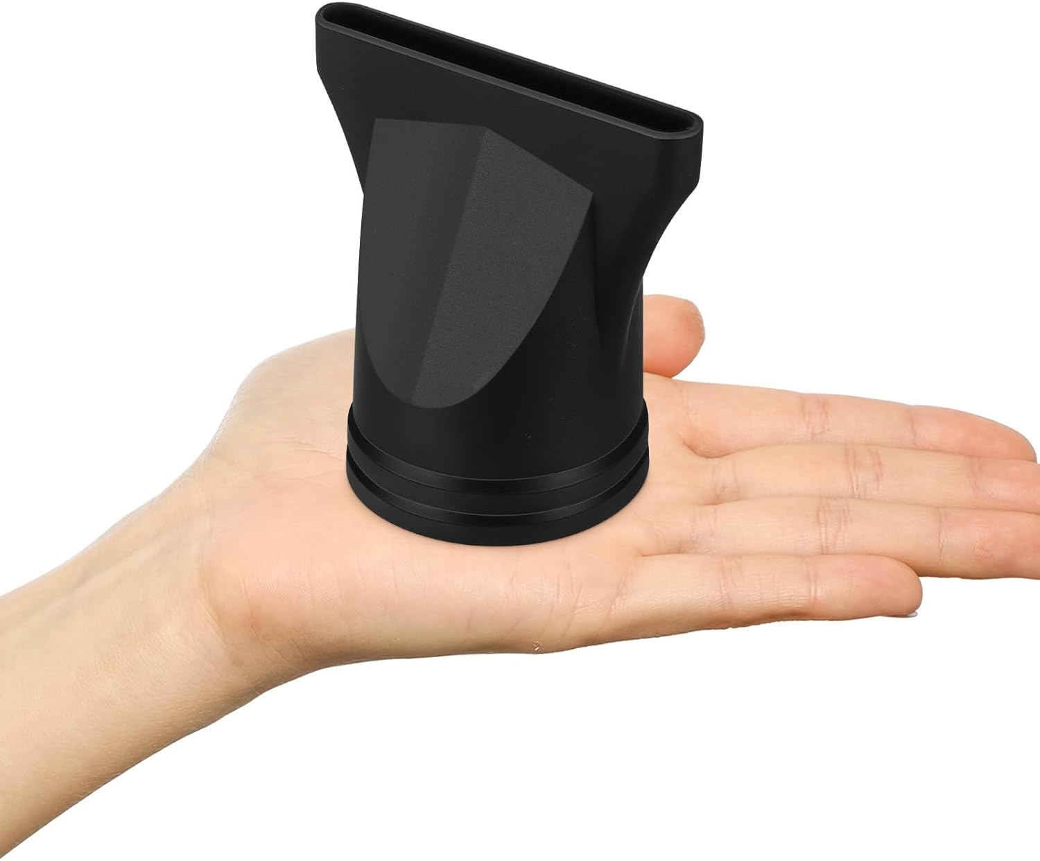 2Pcs Professional Hair Dryer Nozzle Diffuser Cap for Blow Dryer Black Plastic image number 1