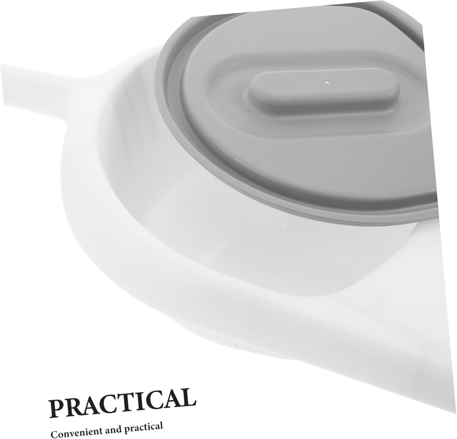 Generic Elder Care Toilet Bowl Potty Portable Toilet Convenient Urinal Pot with Handle Bed Pans Elderly Men Bedpans for Elderly Bed Pan Women Portable Plastic image number 4