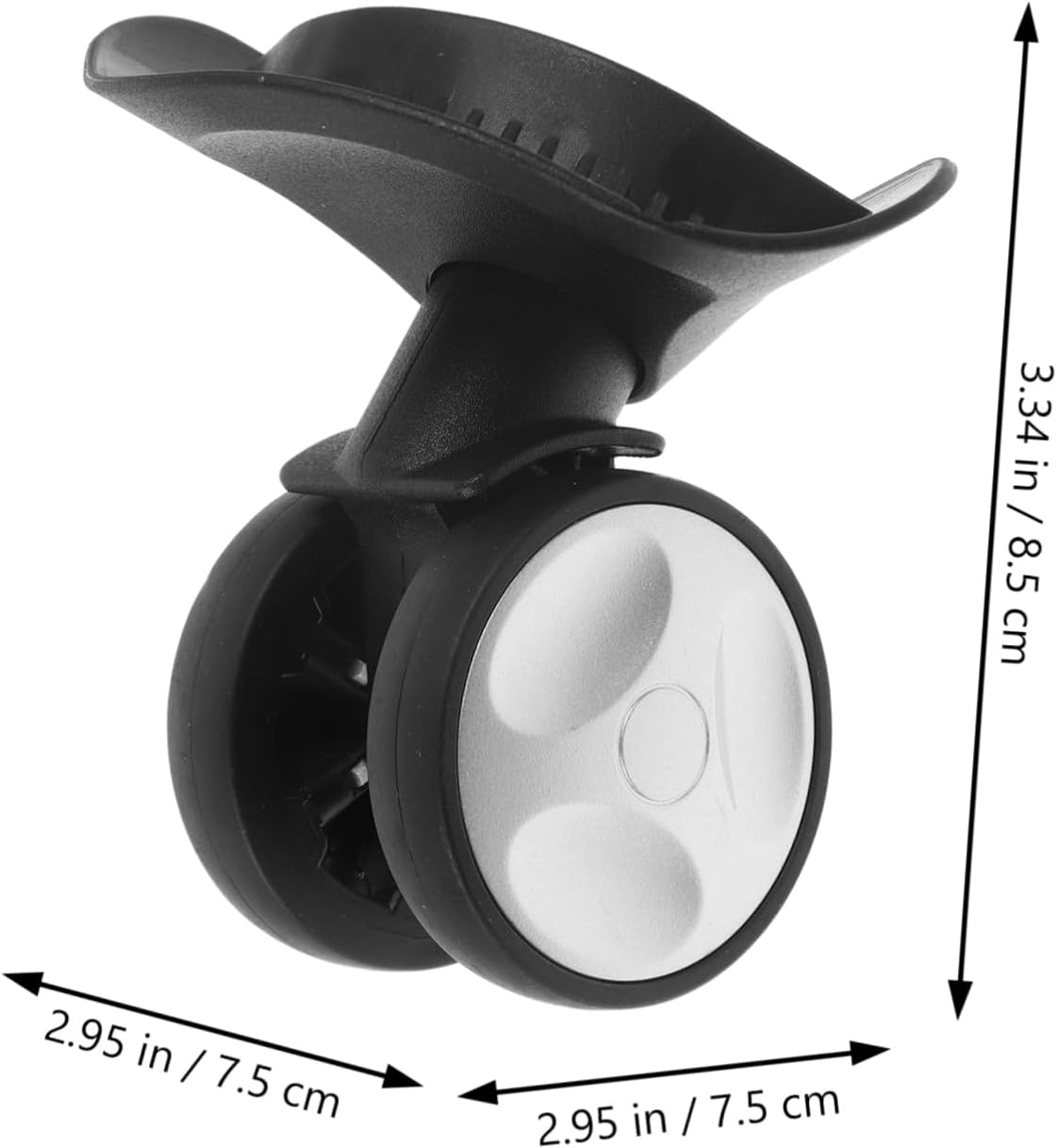 Healeved Plastic Luggage Wheel for Travel Suitcase Swivel Wheel Replacement for Luggage Suitcase Repair Replacement image number 6
