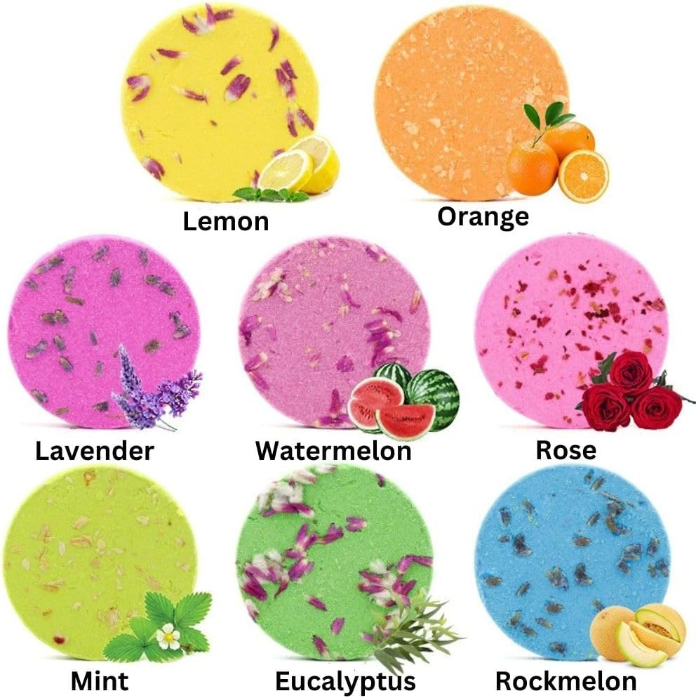 Angel'S Finery 8 Pack Shower Steamers for Men Aromatherapy Relaxation Stress Relief Spa Yoga Birthday Mom Girl Teacher Student Gift Autumn Anniversary Weekend Formal Casual Luxury Gift image number 3