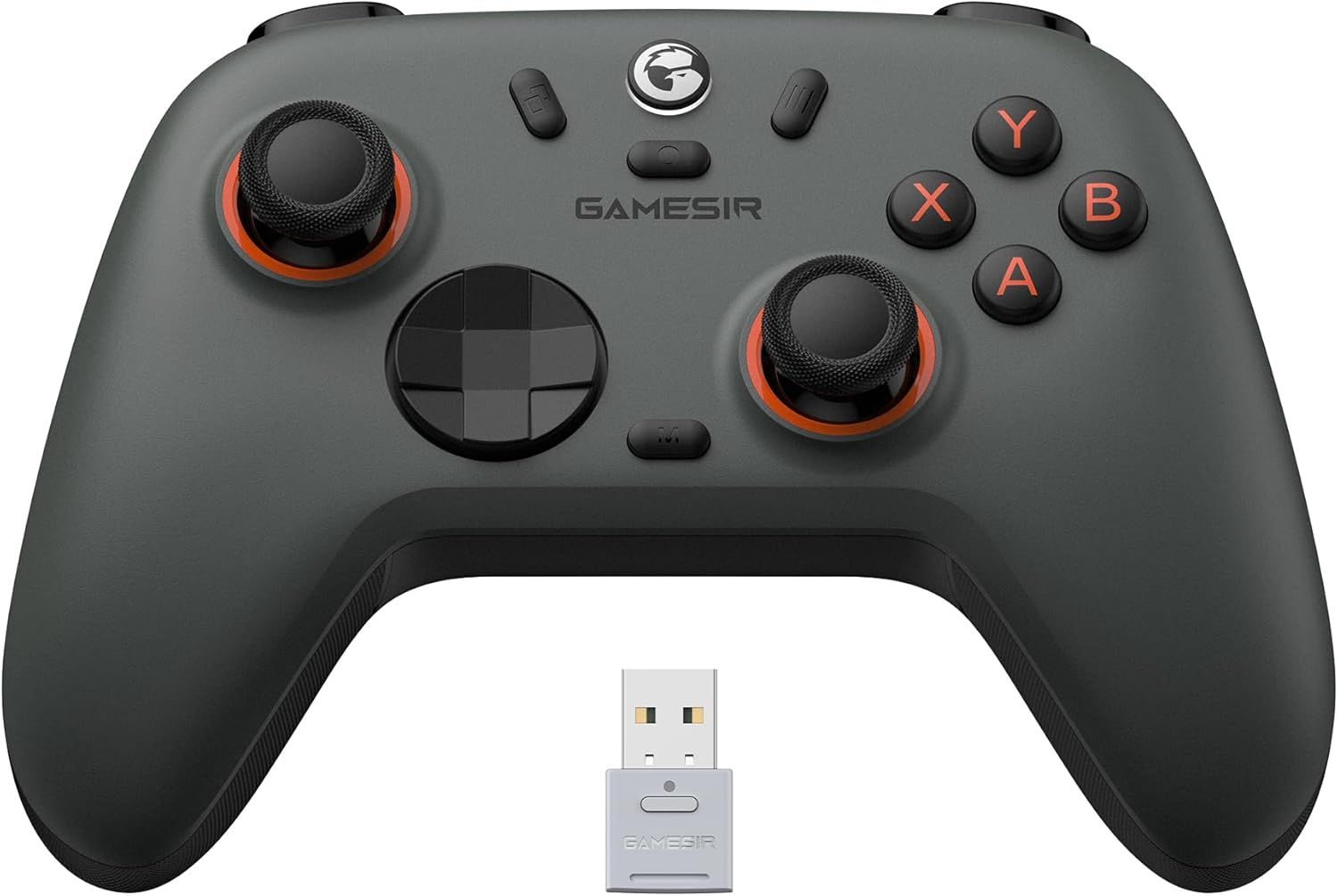 Gamesir Nova 2 Lite Wireless and Wired PC Controller, Bluetooth/2.4Ghz, 1000Hz Polling Rate Gamepad for Pc/Switch/Ios/Android, Hall Effect Joysticks, Trigger Stops, Back Buttons, Turbo, Black