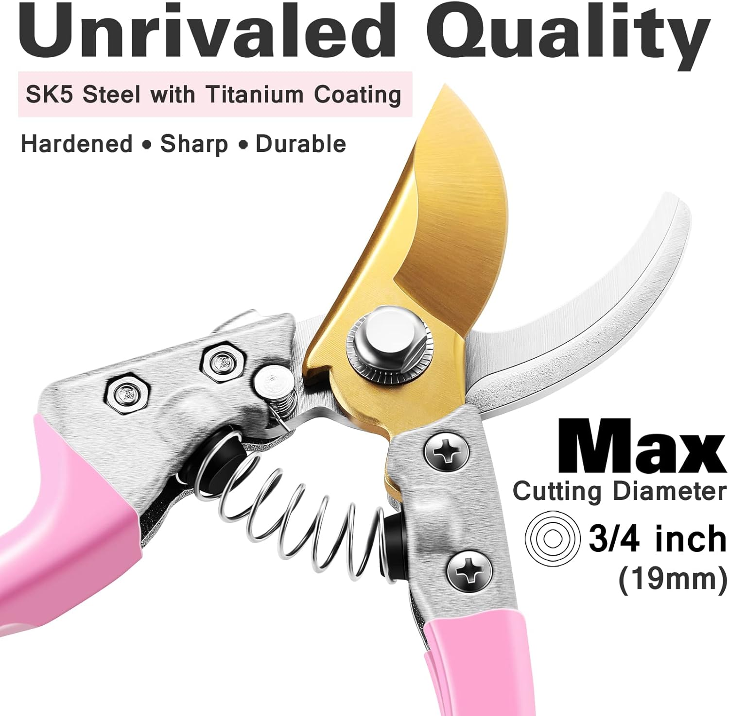 Garden Tools Set,Heavy Duty Gardening Tools for Gardener,Gardening Gifts for Women,With Storage Tote Bag,Sleeves,Gloves,Trowel,Transplanter,Rake,Weeder,Cultivator,Pruner,Succulent Hand Tools,Pink